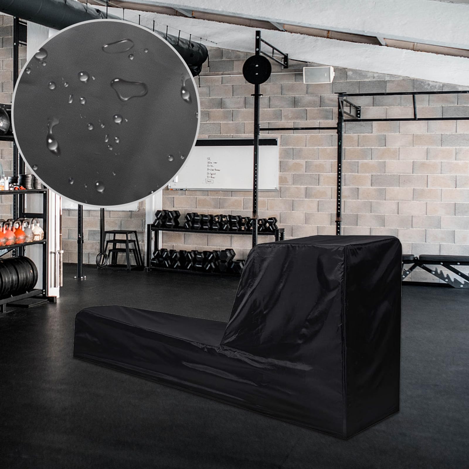 Premium 210D Oxford Fabric Rowing Machine Cover - Waterproof, Dustproof Fitness Equipment Protector (95