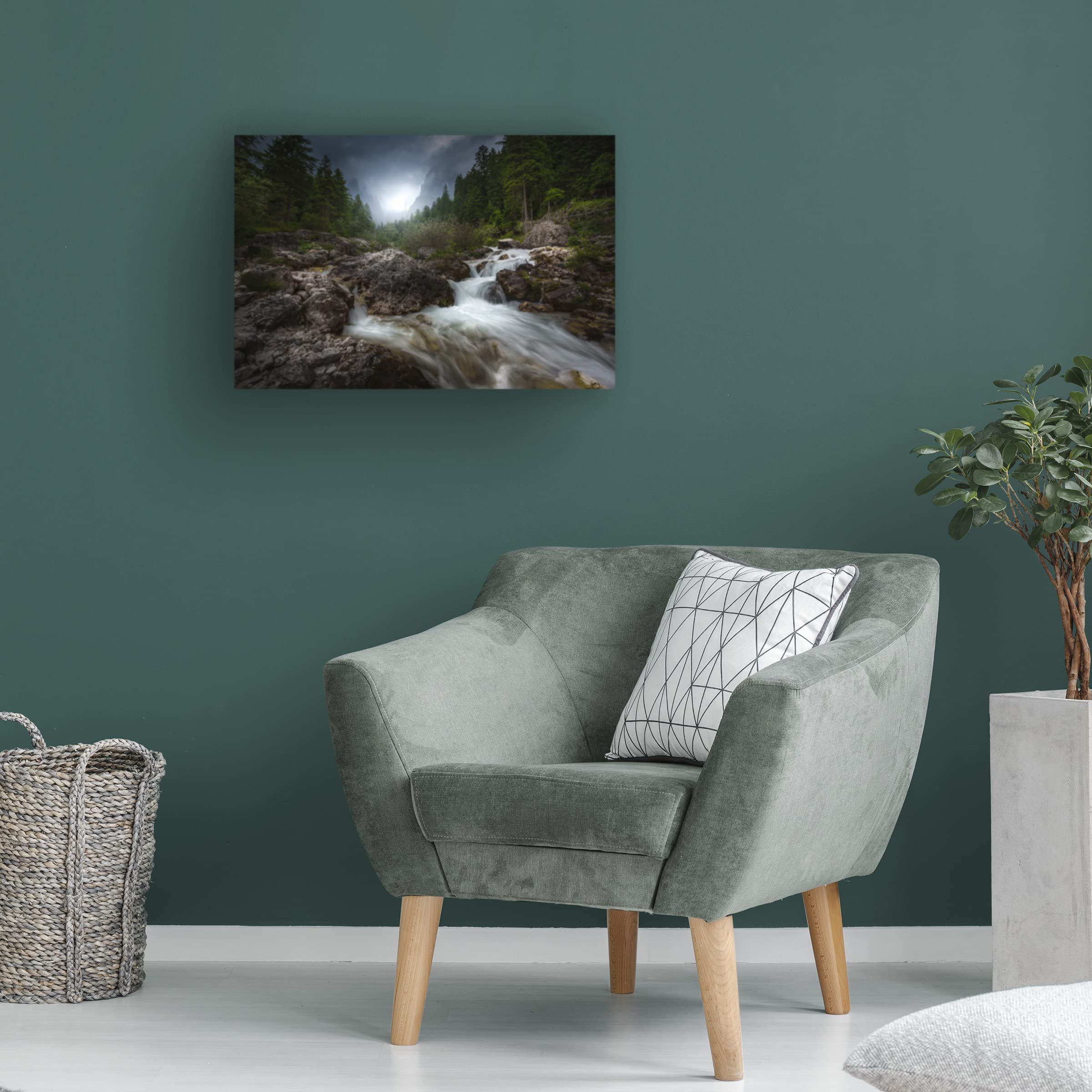 Francesco Tavani 'The River' Canvas Art Print - Premium Trademark Fine Art Wall Decor for Living Room, Bedroom & Office