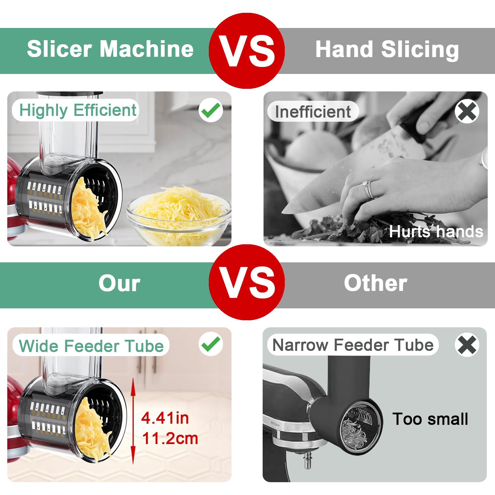 **KitchenAid Stand Mixer Pasta Maker & Cheese Grater Attachment Set – 5 Blades for Fresh Homemade Pasta, Slicing & Shredding – Perfect for Italian Dishes, Salads & Meal Prep**
