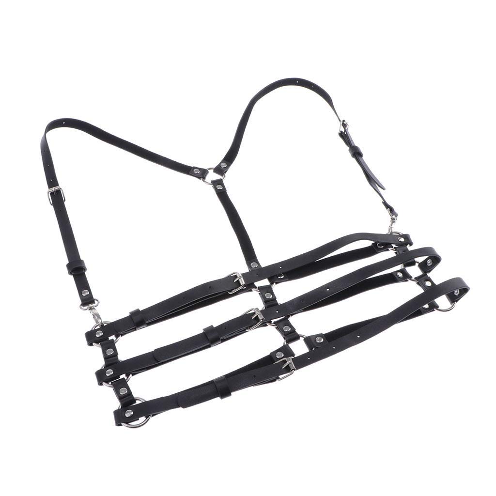 Vintage Punk Adjustable Waist Brace - PU Leather Body Harness Belt for Women | Gothic Fashion Accessory for Costume Parties, Concerts & Alternative Outfits