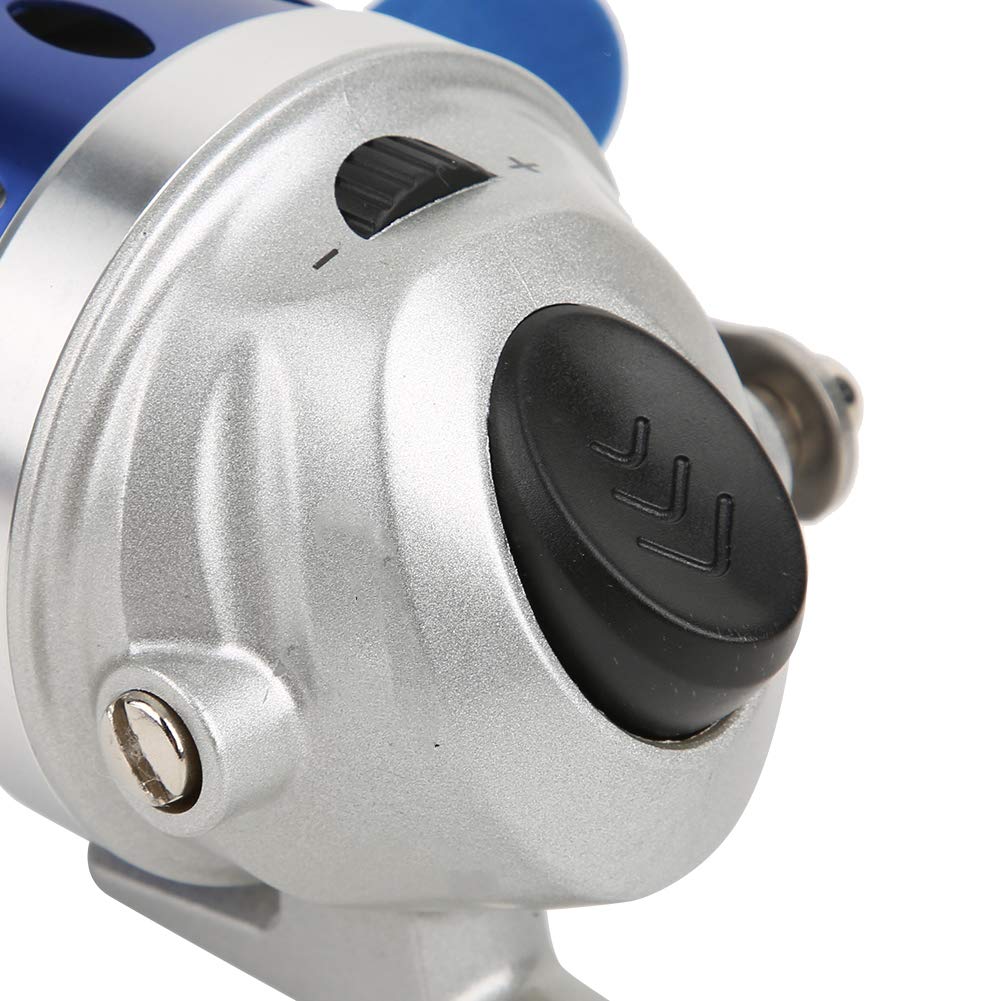 Premium Metal Fishing Reel - Lightweight, Portable & Durable Spinning Reel with Smooth Drag System for Freshwater & Saltwater Fishing | Perfect for Shore, Boat & Ice Fishing Adventures