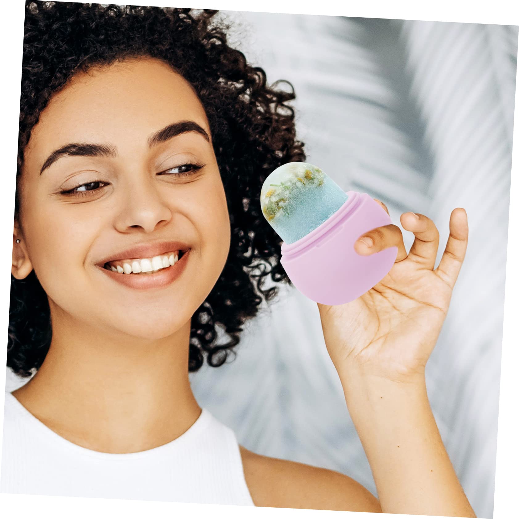 FOMIYES Silicone Ice Roller for Face - Cooling Facial Massager to Reduce Puffy Eyes, Shrink Pores & Soothe Skin | Perfect for Morning Routine, Post-Workout Recovery & Skincare Treatment