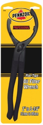 Pennzoil Oil Filter Wrench - Plier-Type for Oversized Filters (3-Pack) - Auto Repair Tool