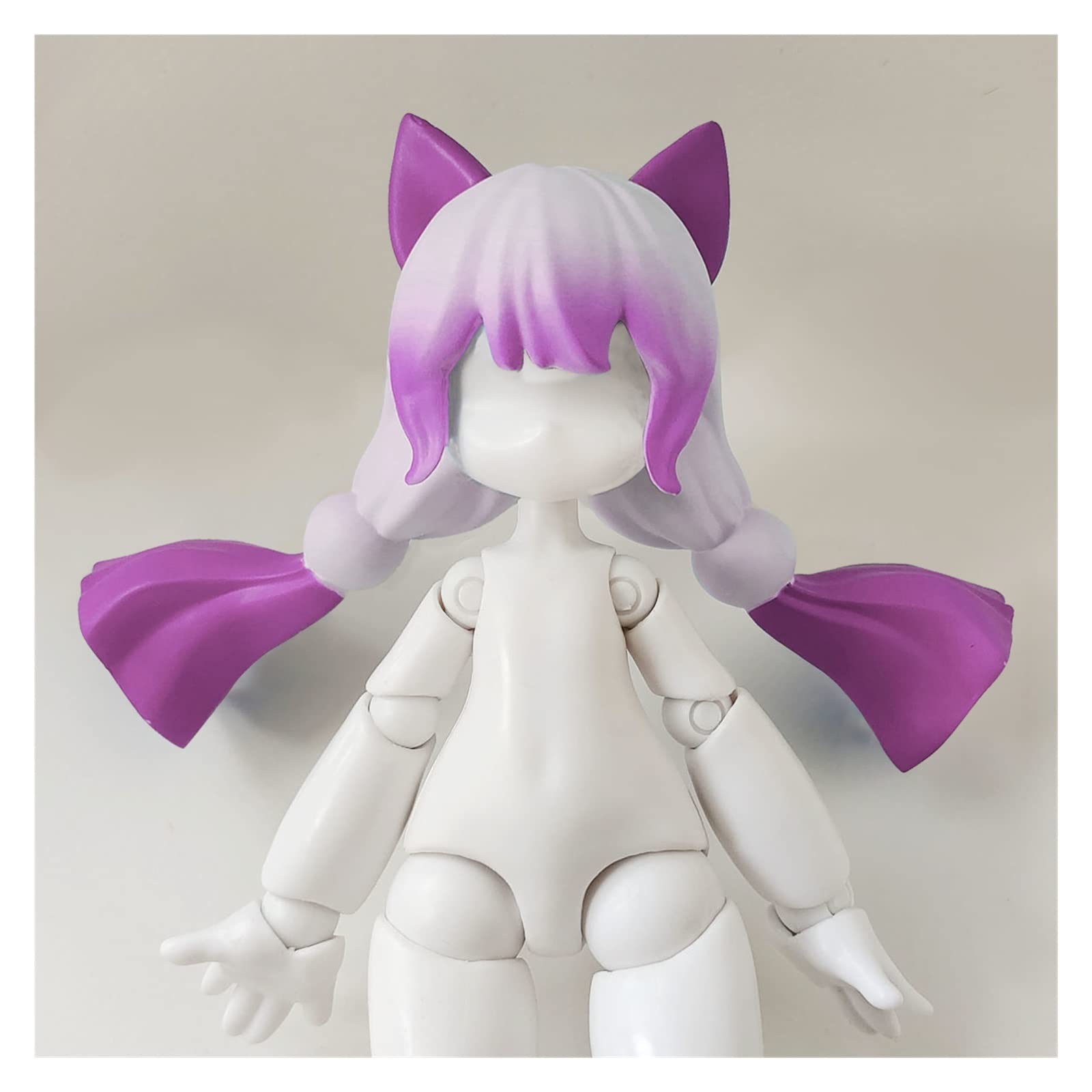 1/6 Scale NINA NUGROHO 24cm Movable Jointed BJD Doll with Clothes - Lovely Girl Toy for Makeup Practice, DIY Styling & Dress Up | Perfect Gift for Doll Collectors & Miniature Enthusiasts | Great for Dollhouse Decor, Photography & Creative Play