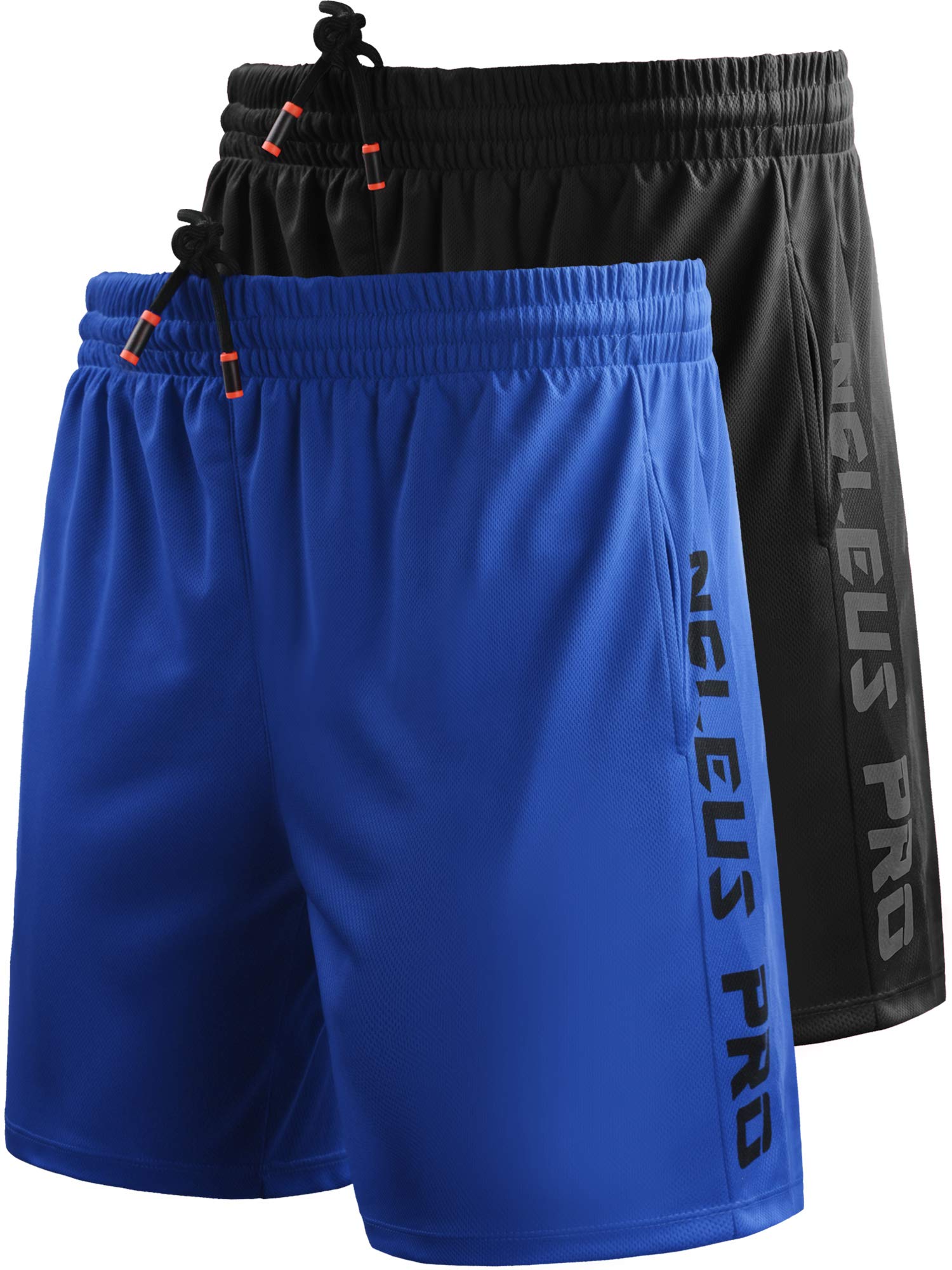 NELEUS Men's Lightweight Workout Athletic Shorts with Pockets - Breathable Quick-Dry Gym Running Basketball Training Shorts for Men