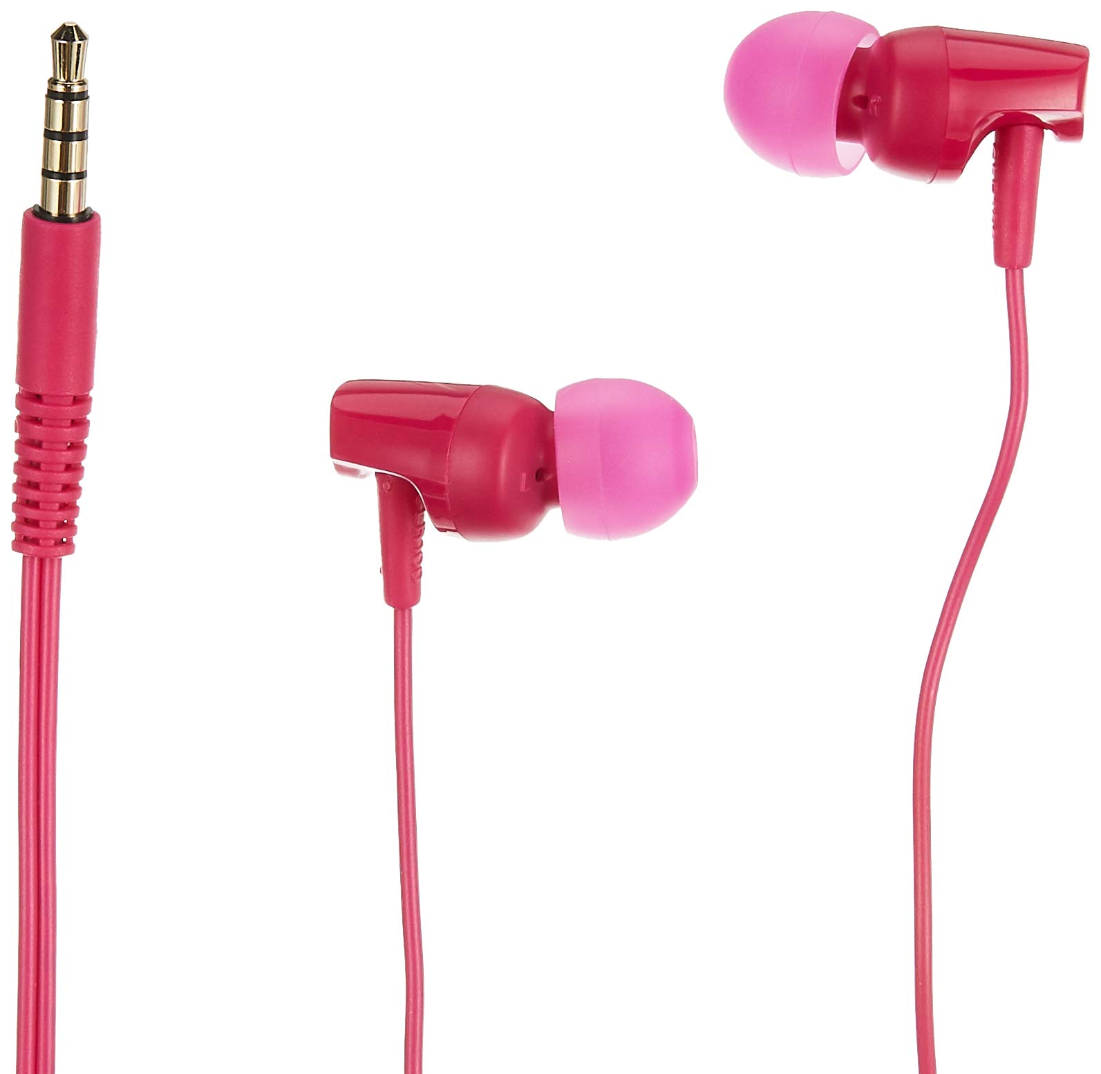 Audio-Technica ATH-CLR100iSPK SonicFuel In-Ear Headphones with Mic & Remote - Pink | High-Quality Sound for Music, Calls & Gaming | Perfect for Commuting, Workouts & Travel