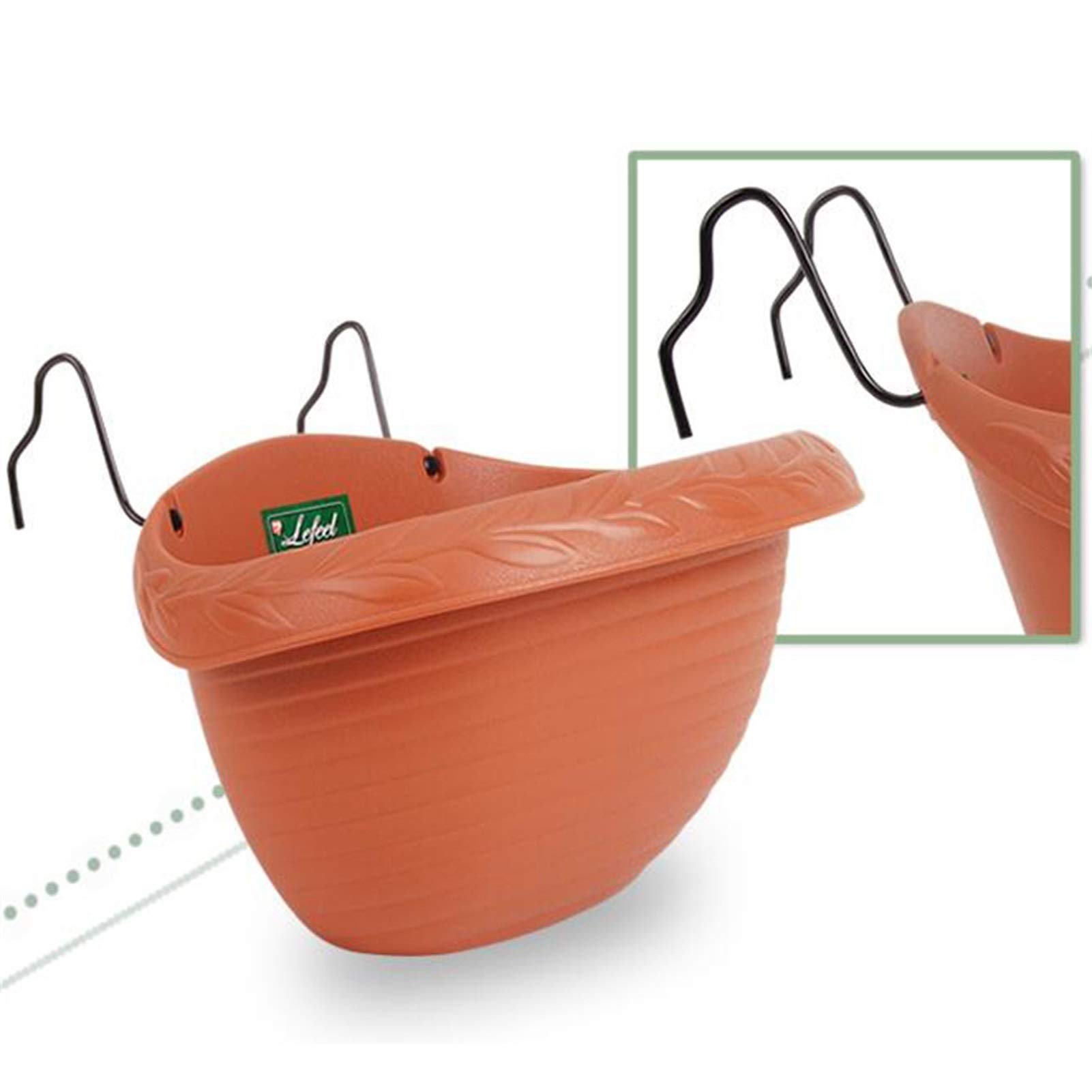 Hanging Flower Pots - Spherical Garden Planters for Herbs, Cactus & Air Plants - Beige 4L Decorative Bowl Basket - Perfect for Indoor & Outdoor Home Decor, Patio, Balcony & Gift Ideas