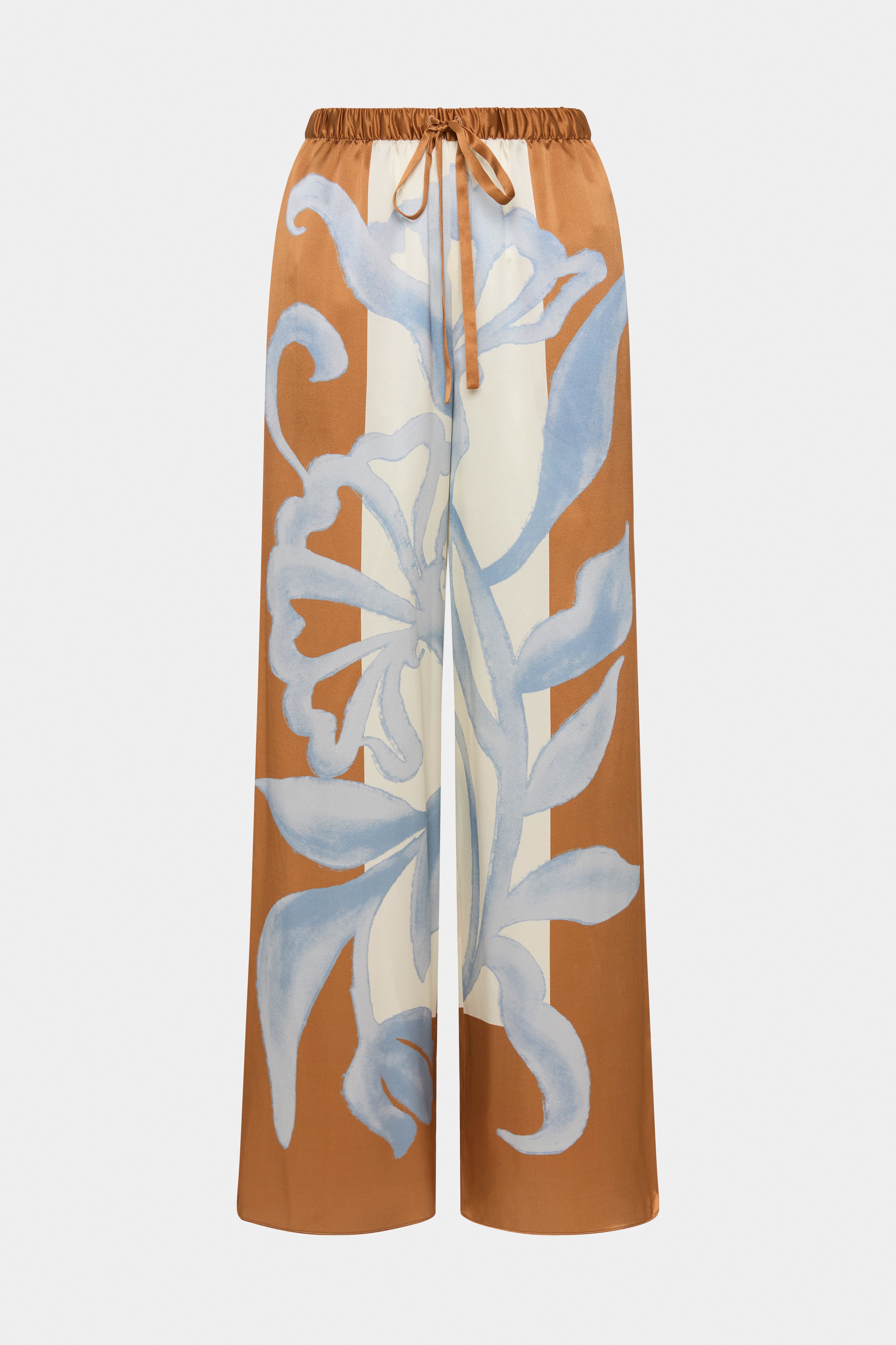 Sorrento Pants with Scarf Print - Stylish Women's Palazzo Pants for Casual Wear, Travel & Boho Outfits
