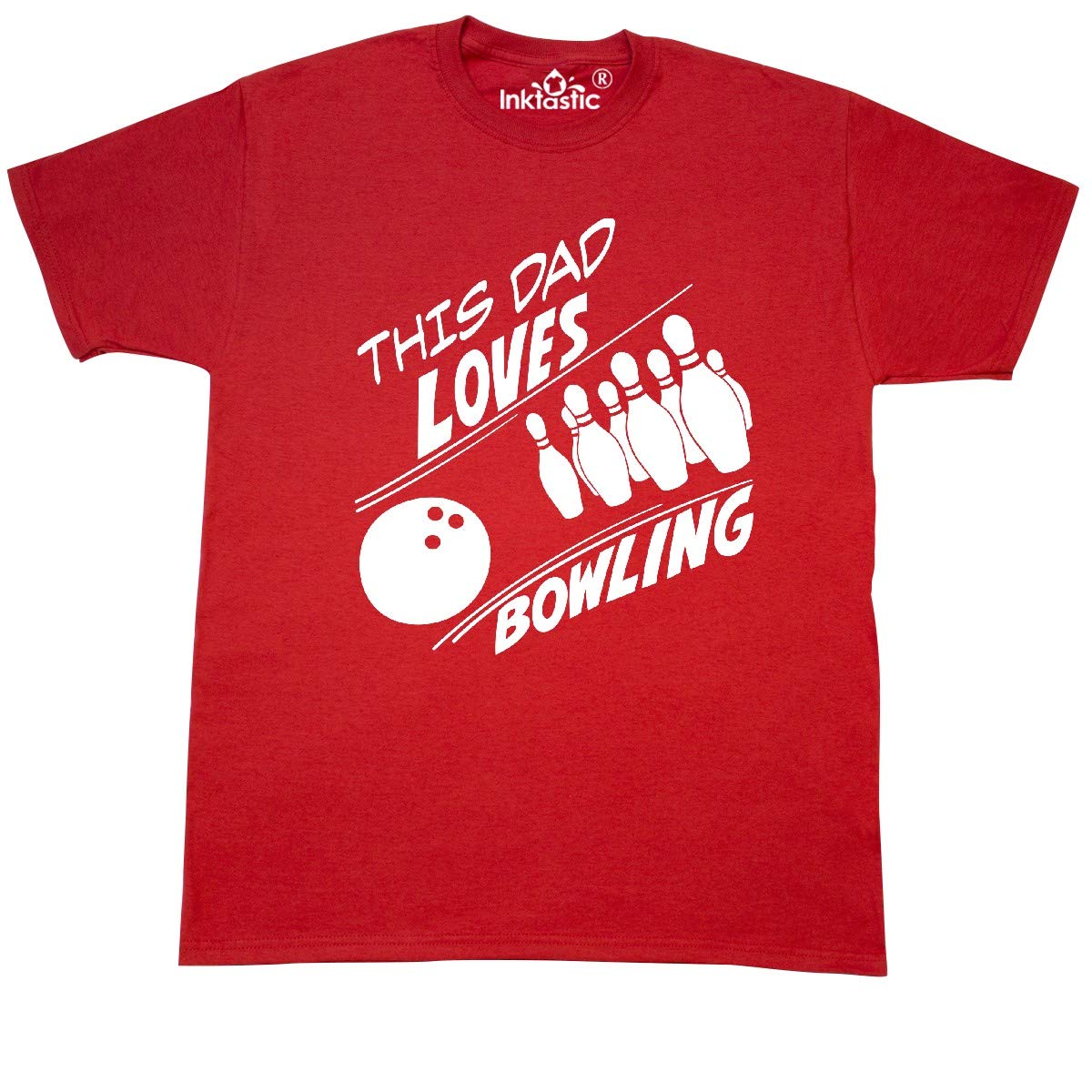 Inktastic Funny Bowling Dad T-Shirt - Vintage Style Graphic Tee for Bowling Enthusiasts | Perfect Gift for Father's Day, Birthday & Casual Wear