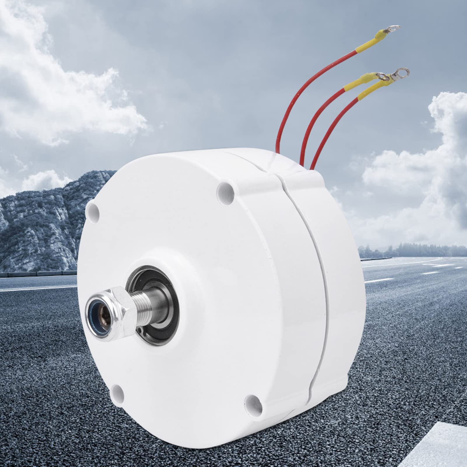 Focket 100W 12V DC Permanent Magnet Wind Turbine Generator - 3-Phase Synchronous Motor, 750 RPM, Brushed, -40℃ to 80℃ for Home, RV, Boat & Off-Grid Power Supply