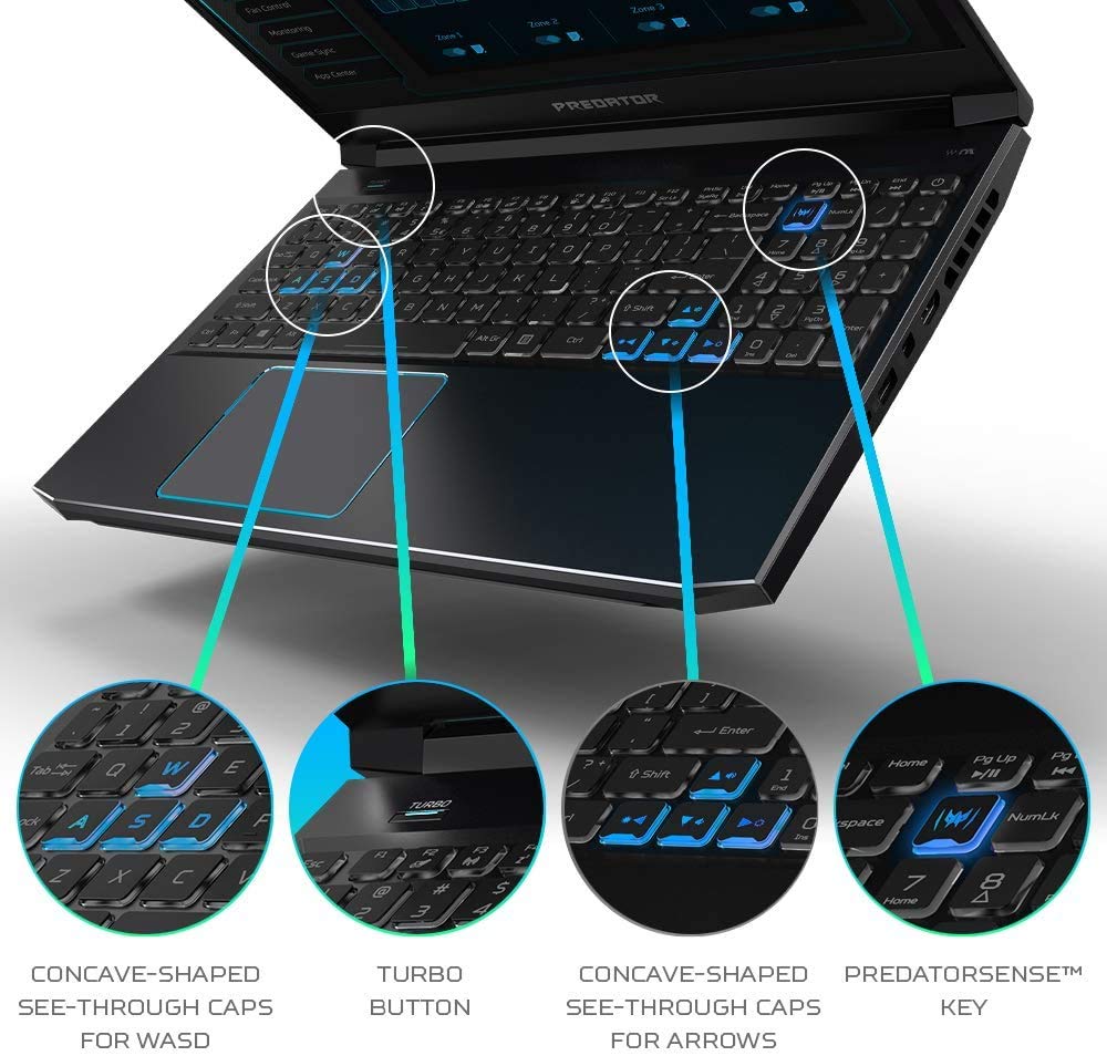 Acer Predator Helios 300 Gaming Laptop - 15.6