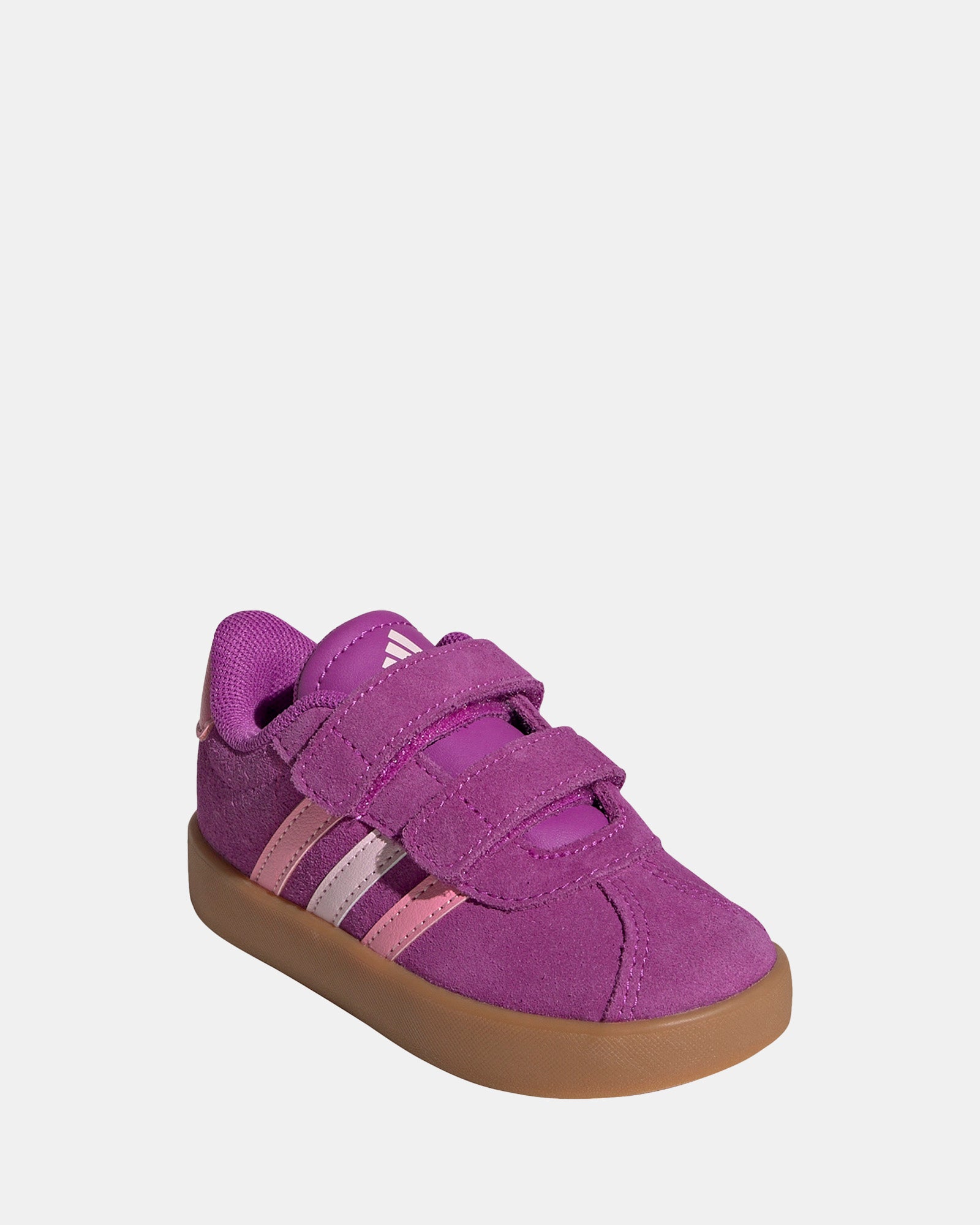 VL Court 3.0 Self-Fastening Infant Sneakers - Flash Pink/Bliss Pink/Clear Pink - Comfortable Baby Shoes for Walking, Playtime & Everyday Wear