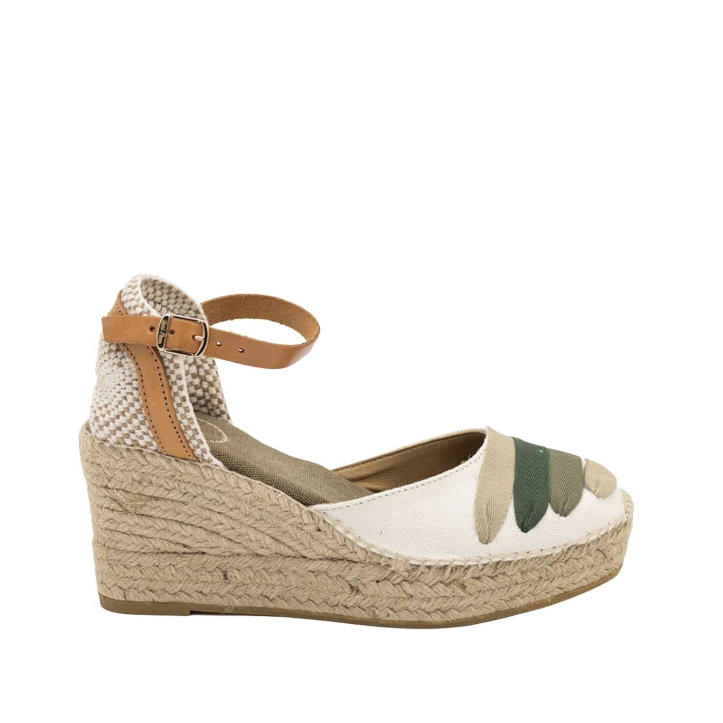 Women's Multicolor Cotton Blend Espadrilles - Comfortable Summer Slip-On Shoes for Beach, Vacation & Casual Wear - Lola CM
