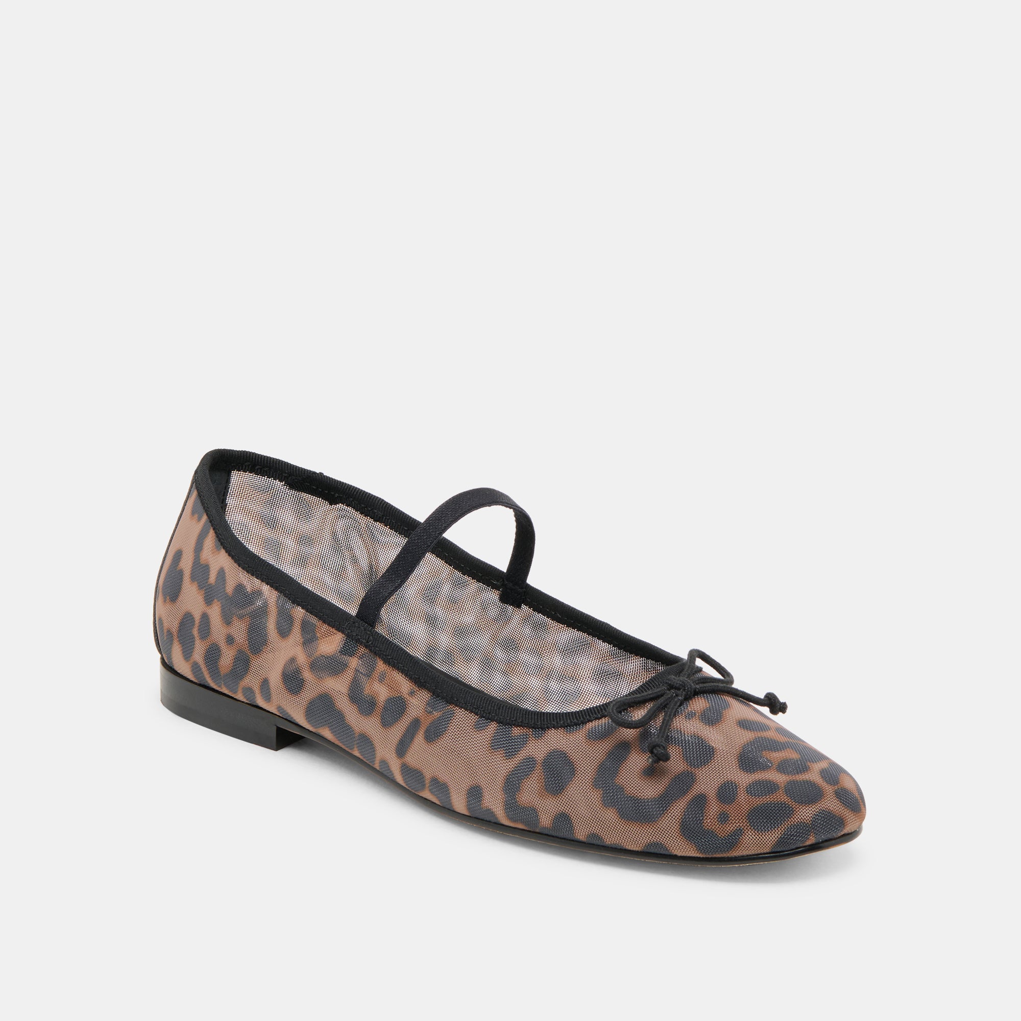 Cadel Women's Ballet Flats - Leopard Print Mesh Slip-On Shoes for Comfort & Style | Perfect for Work, Casual Outfits & Dance