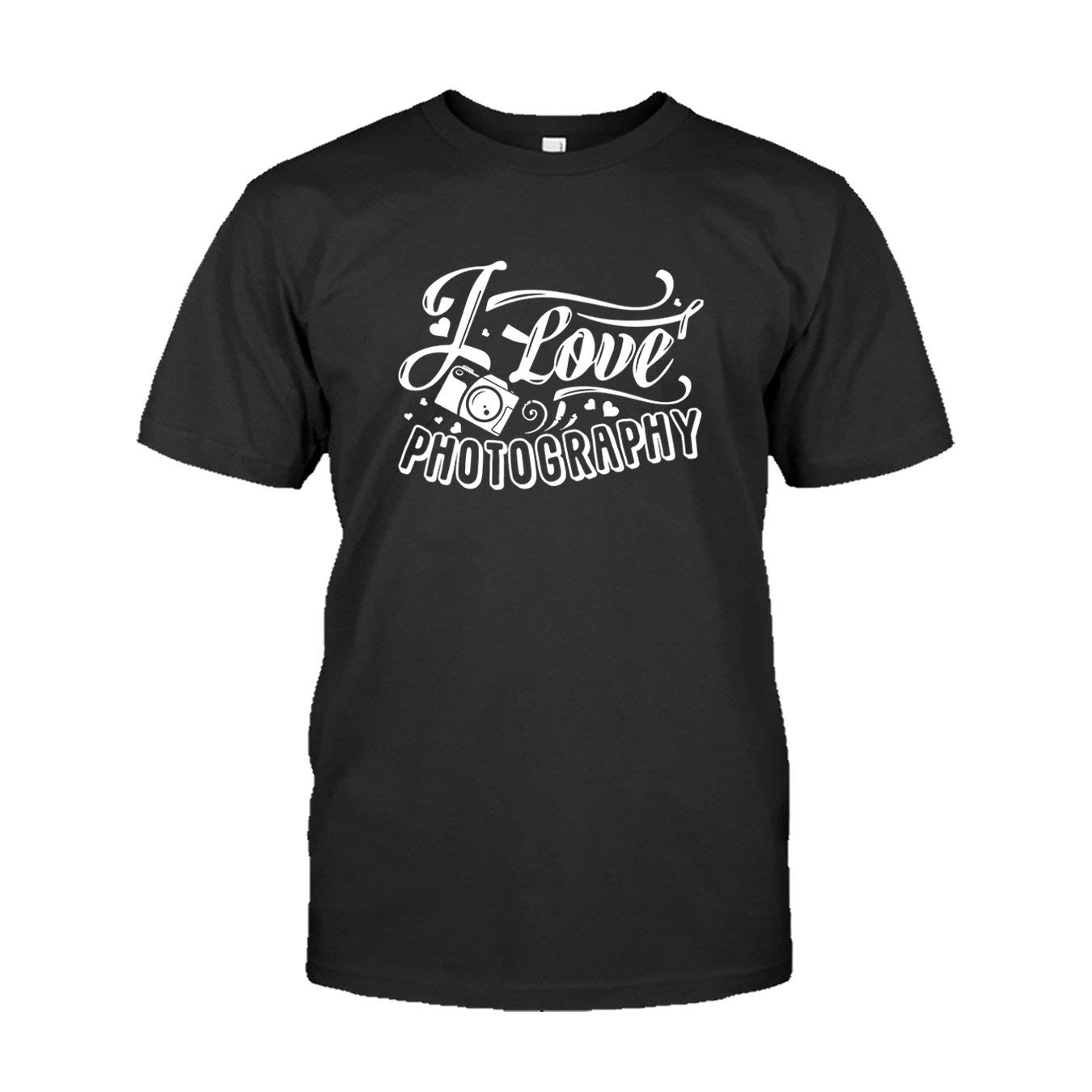 I Love Photography T-Shirt - Premium Unisex Cotton Tee for Photographers & Camera Enthusiasts - Casual Wear for Photo Shoots, Travel & Everyday Outfits