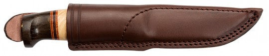 Helle Harding Knife - Premium Scandinavian Bushcraft Knife for Outdoor Survival, Camping & Hunting - Durable Full Tang Carbon Steel Blade with Ergonomic Birch Handle
