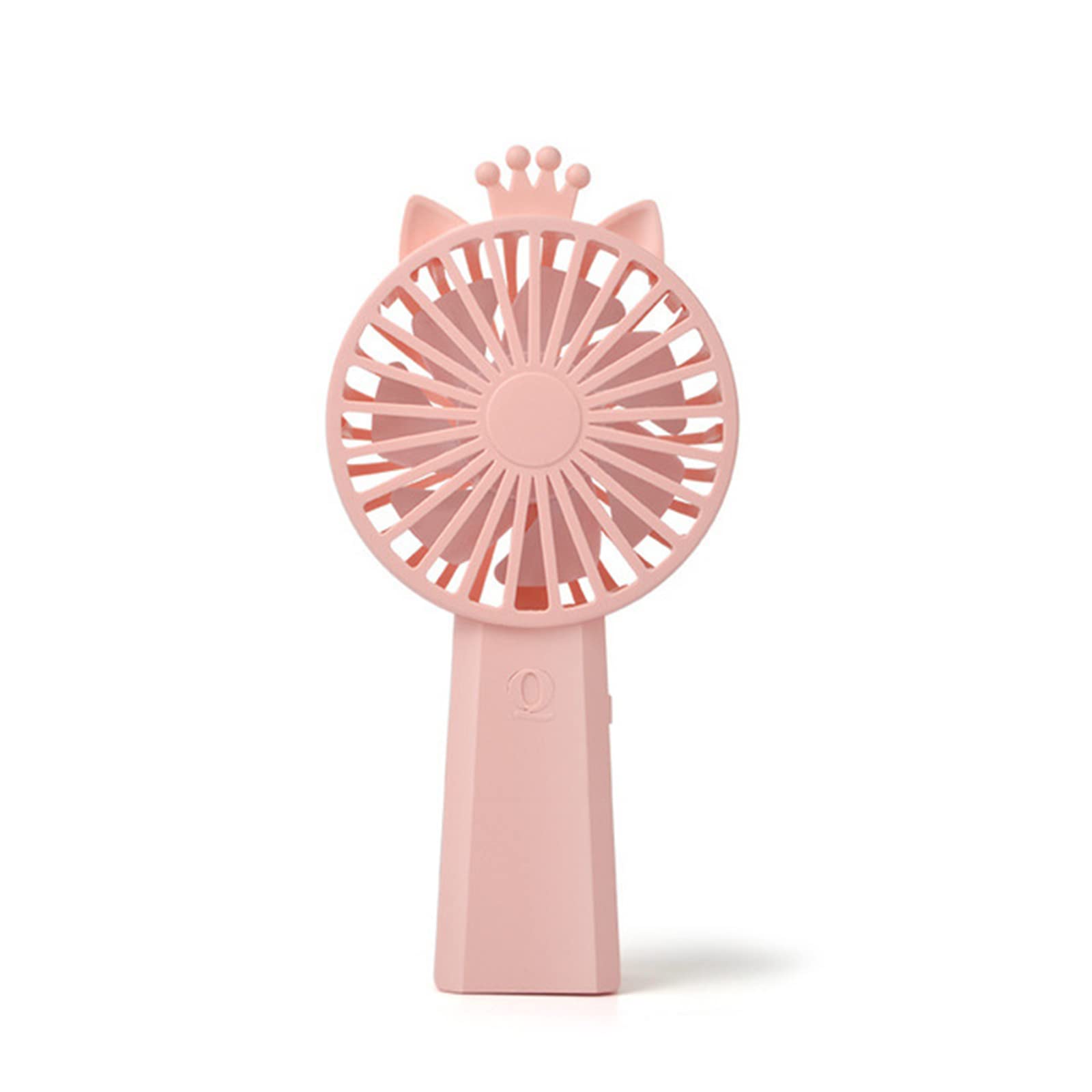 USB Rechargeable Portable Handheld Fan - Mini Desktop & Outdoor Cooling Fan for Travel, Office, Home | Green & Pink Options | Perfect for Travel, Work, Home, and Outdoor Activities in Hot Weather