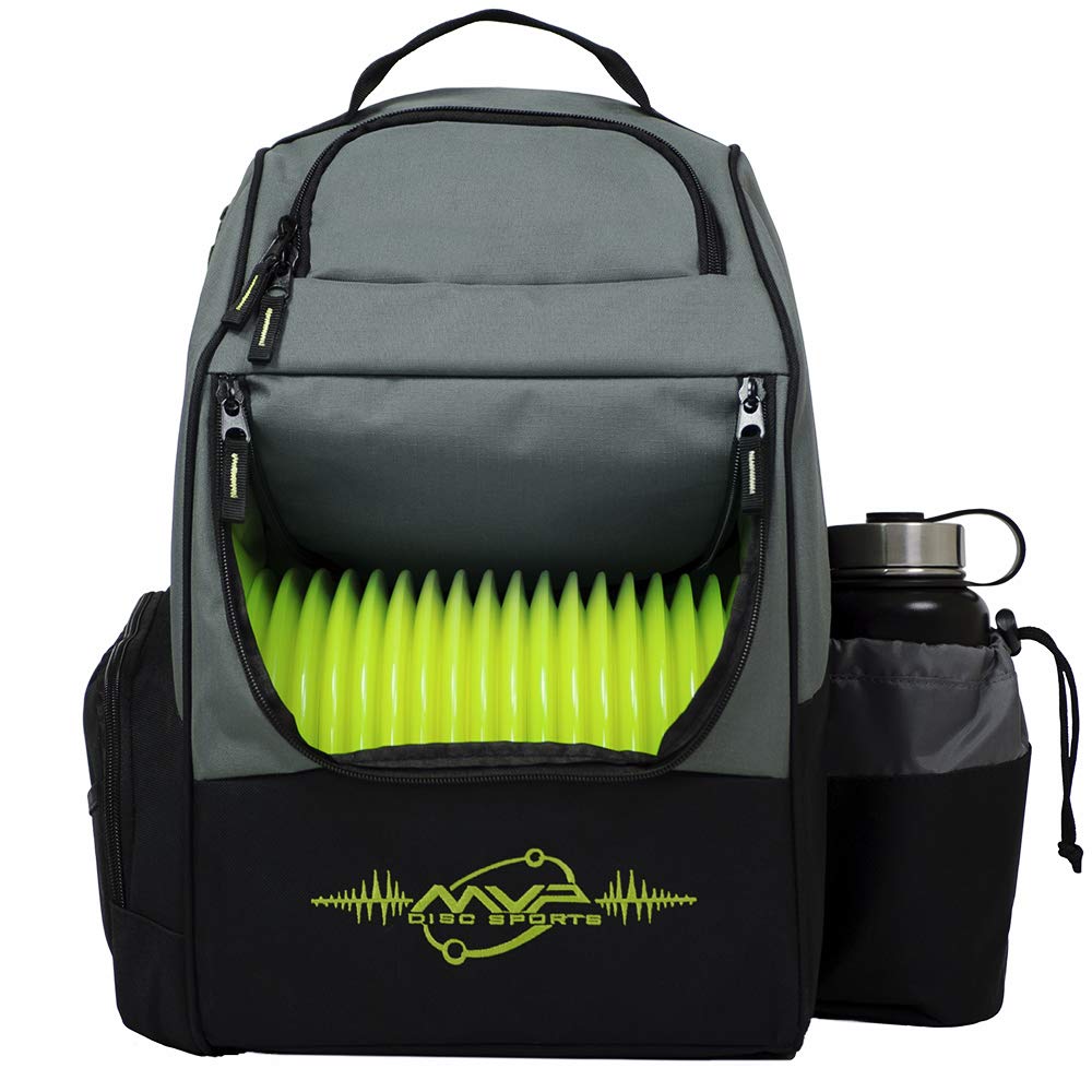 MVP Disc Sports Backpack - Durable Shuttle Disc Golf Bag with Multiple Pockets | Perfect for Disc Golf Tournaments, Practice Sessions & Outdoor Sports