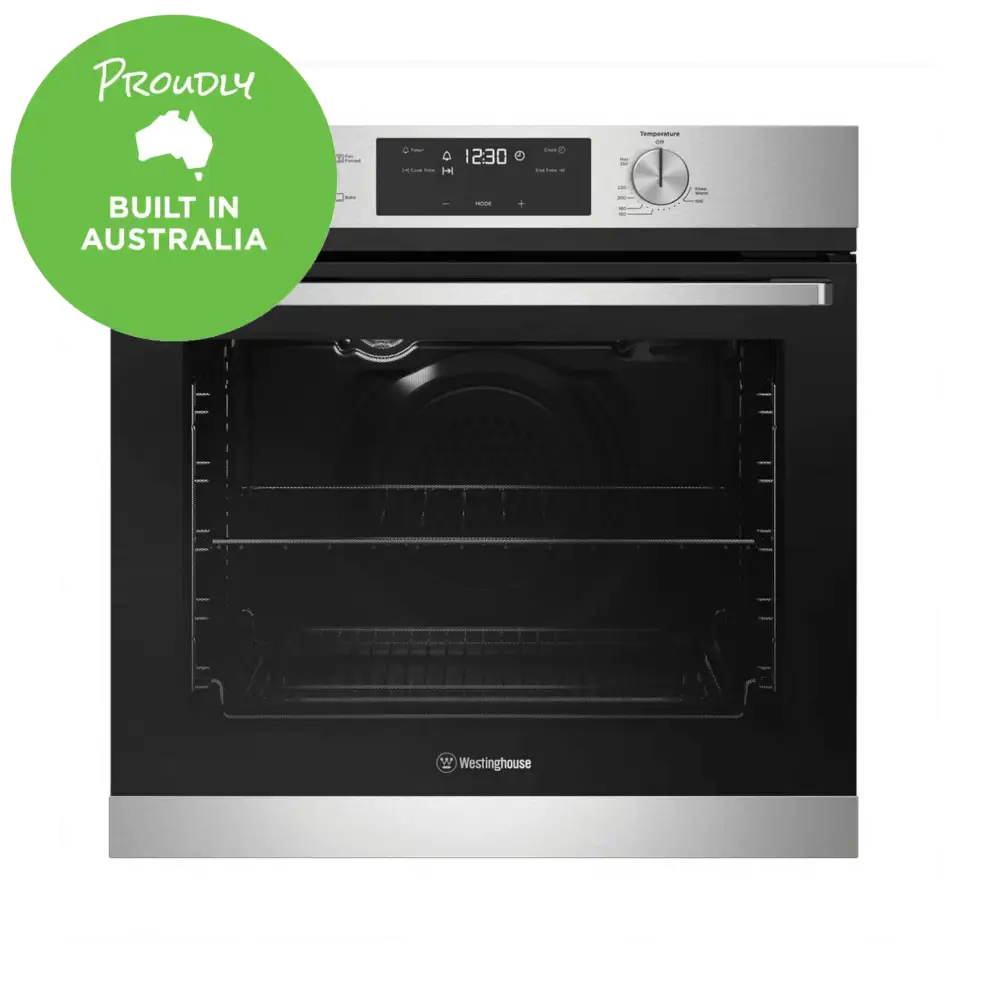 Westinghouse WVG615SCNG 60cm 5-Burner Gas Oven with Multi-Function - Stainless Steel Built-In Kitchen Appliance for Baking, Roasting & Cooking
