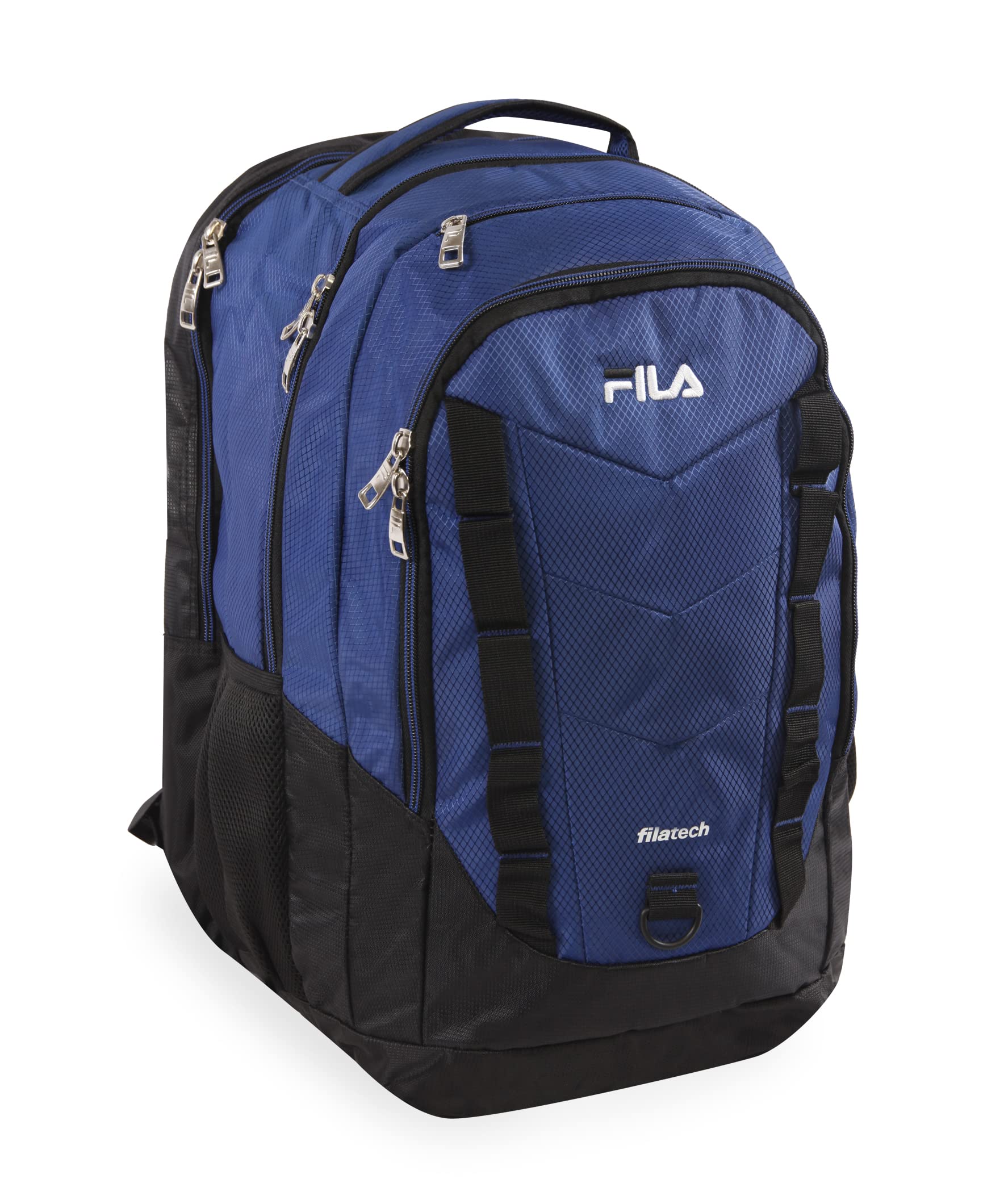 Fila Deacon 6 XXL Laptop Backpack for Men & Women - Large 17 Inch Laptop Compartment, Durable Water-Resistant Blue Backpack - Perfect for Work, School, College & Travel