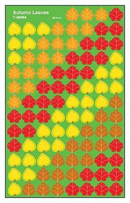 Fall Leaves Stickers - Waterproof Vinyl Decals for Scrapbooking, Journals, Laptops & Home Decor - Perfect for Autumn DIY Crafts and Seasonal Decorations