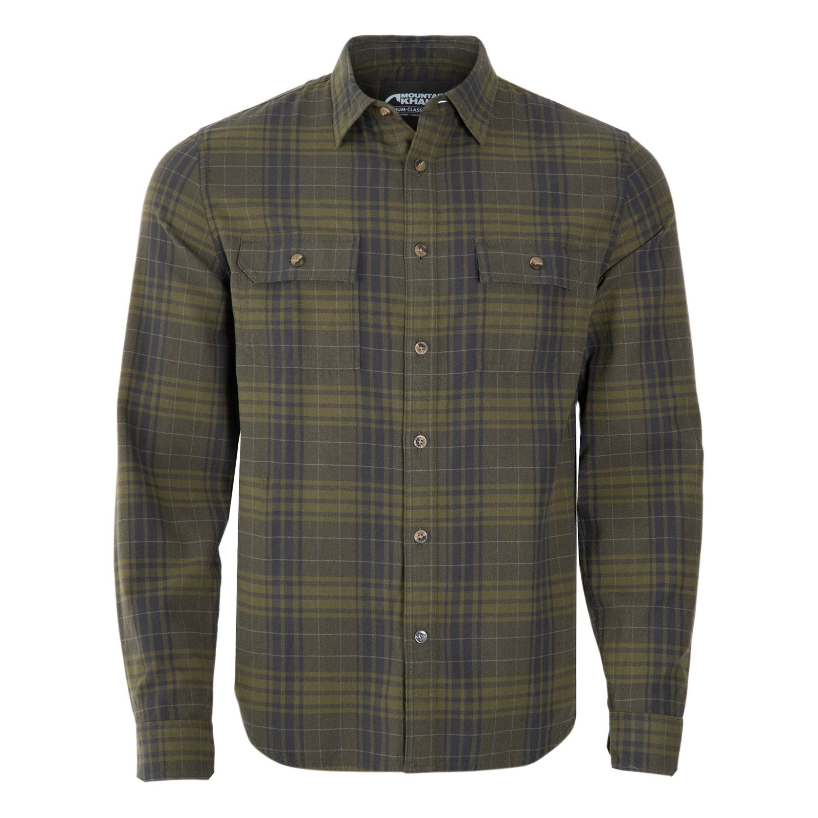 Men's Park Flannel Shirt - Soft Plaid Long Sleeve Button Down for Outdoor Camping & Fall Fashion