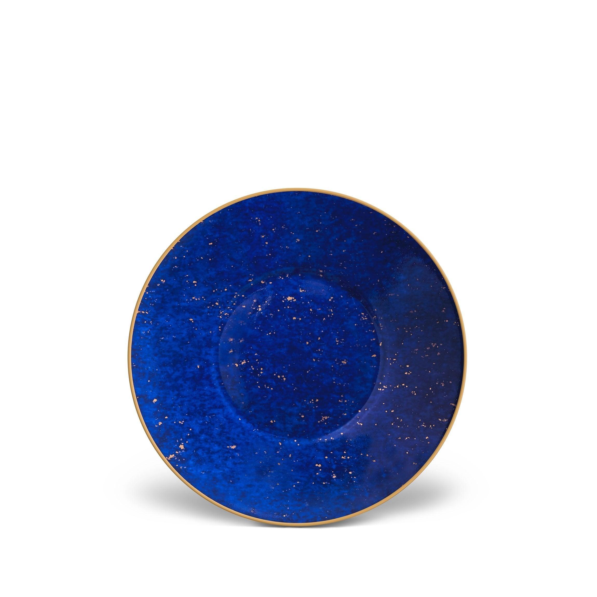 Lapis Lazuli Ceramic Saucer Plate - Elegant Small Dish for Jewelry, Tea, or Home Decor - Perfect for Serving, Display, and Gift Giving
