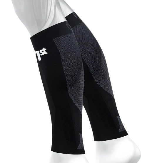 CS6 Performance Calf Sleeves - Black Compression Socks for Running, Sports & Recovery - Improve Circulation & Reduce Muscle Fatigue