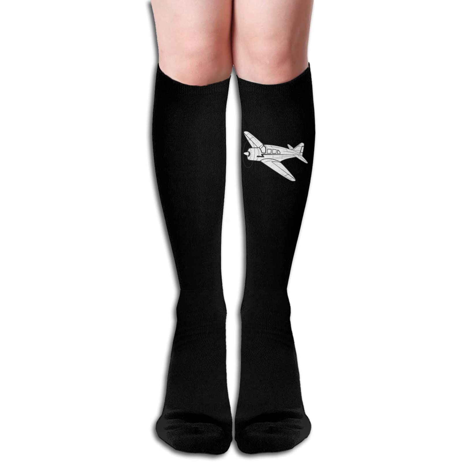 USA Philippines Flag Women's Knee High Socks - Patriotic Novelty Long Tube Socks (50cm) for Casual Wear, Athletic Sports & Costume Outfits