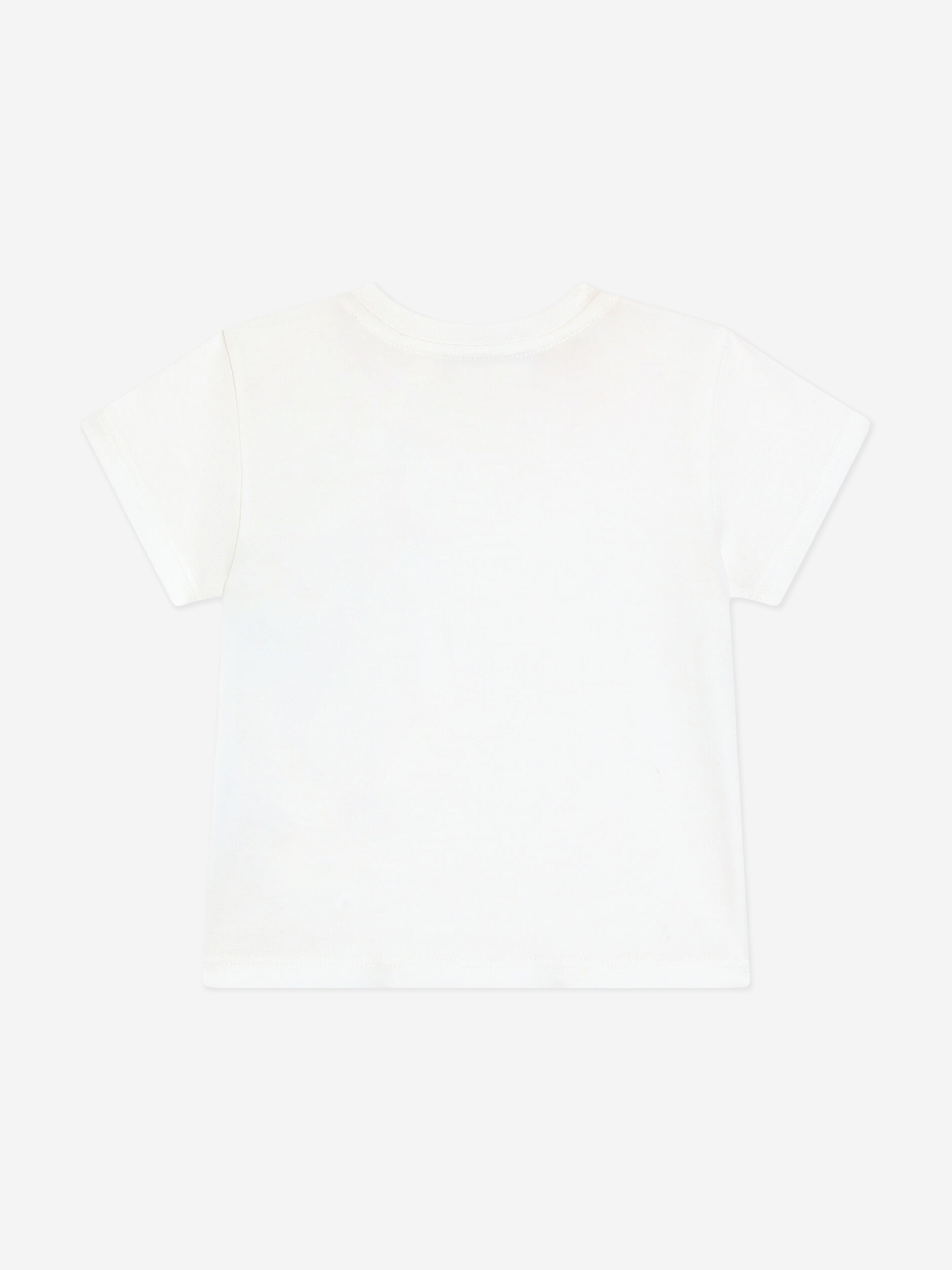 Baby Boys Striped Pocket T-Shirt in White - Soft Cotton Casual Tee for Toddlers - Perfect for Playdates, Daycare & Family Outings
