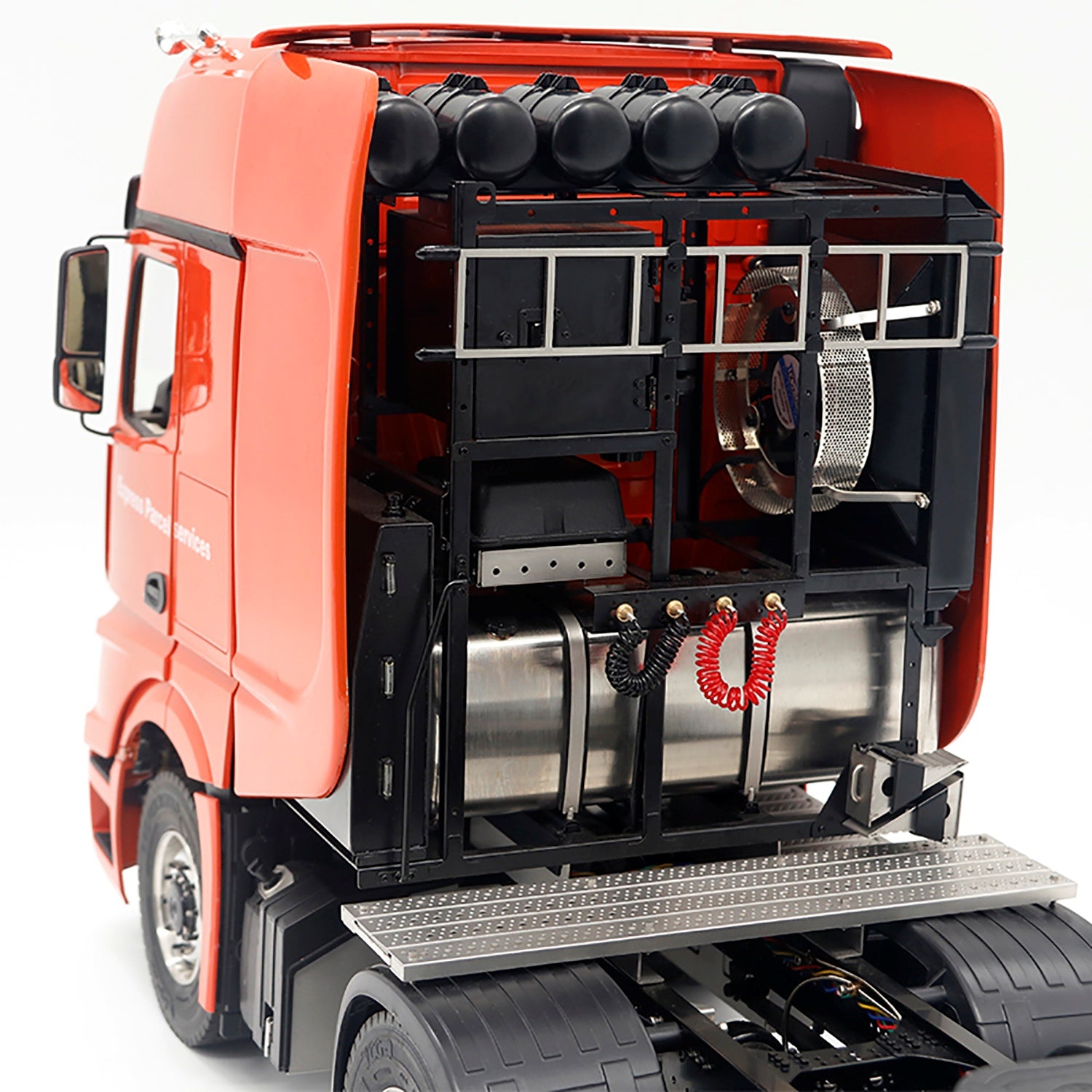 1/14 Scale Metal 8x8 RC Tractor Truck with Differential Lock - 3 Speed Transmission, Servo Motor, 680x230x310mm - Remote Control Off-Road Vehicle for Adults & Kids - Perfect for Crawling, Trail Adventures & Backyard Play