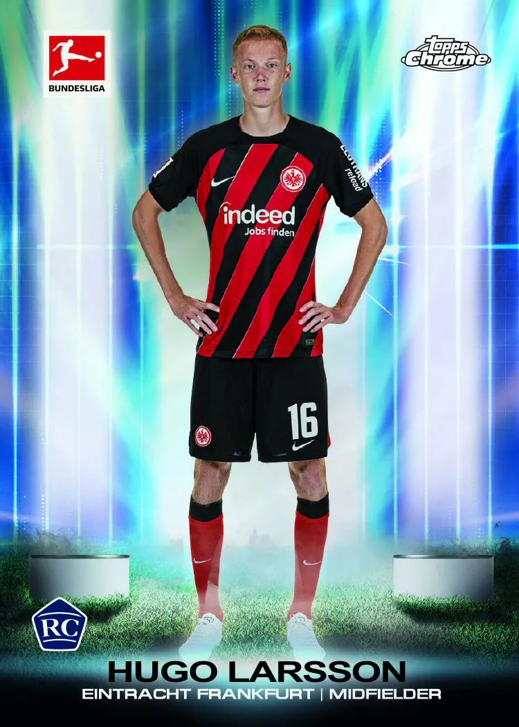 Topps Chrome Bundesliga 23/24 Soccer Trading Cards - Single Pack - Collectible Football Cards for Fans & Players - Perfect for Trading, Gifting & Display