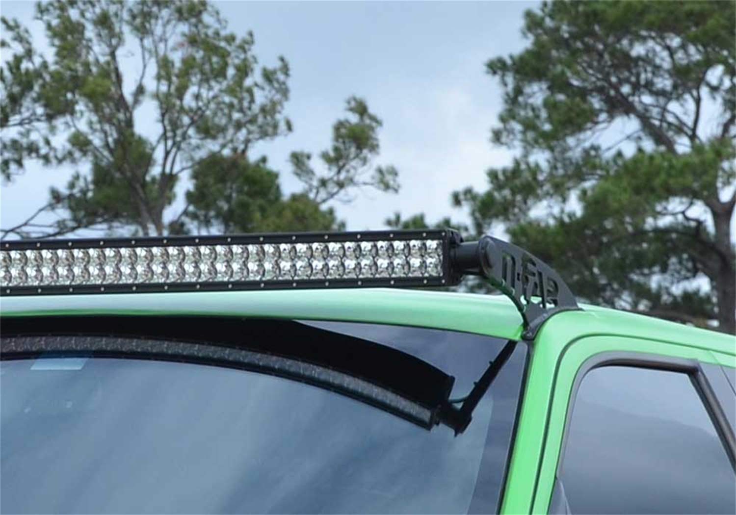 N-Fab Textured Black Roof Top Light Bar Mount for 1-50 Series (50.5