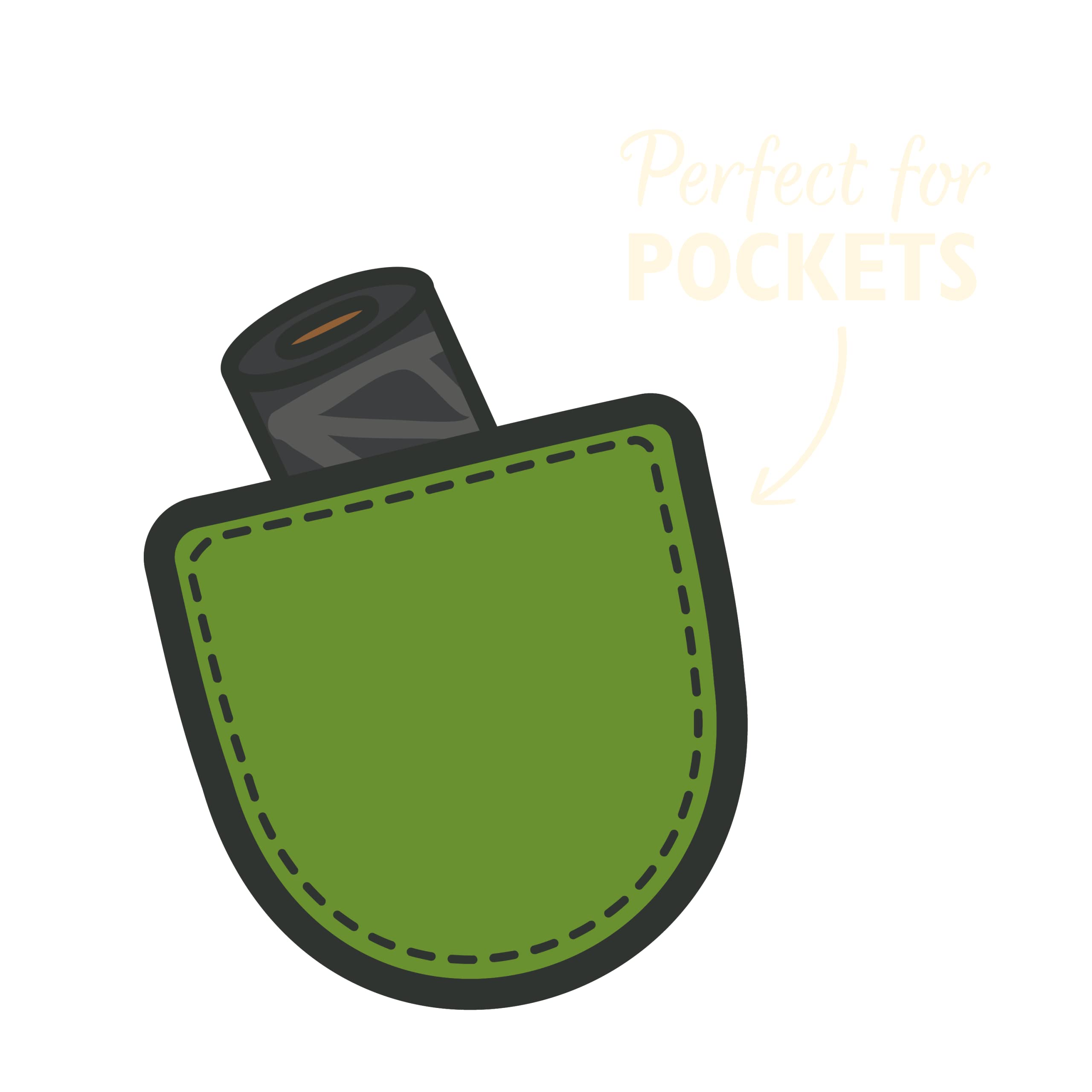 Eco-Friendly Compostable Dog Poo Bags - 60 Pack for Outdoor Walks