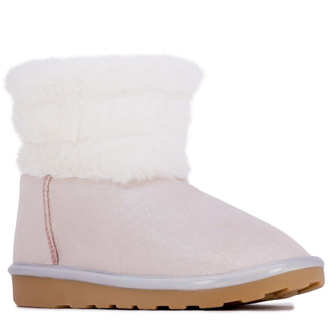 Nautica Kids' Winter Boots with Sherpa Fur Lining - Warm Snow Booties for Boys & Girls (Toddler, Little Kid, Big Kid) | Perfect for Snow Play, Winter Hiking & Cold Weather Adventures