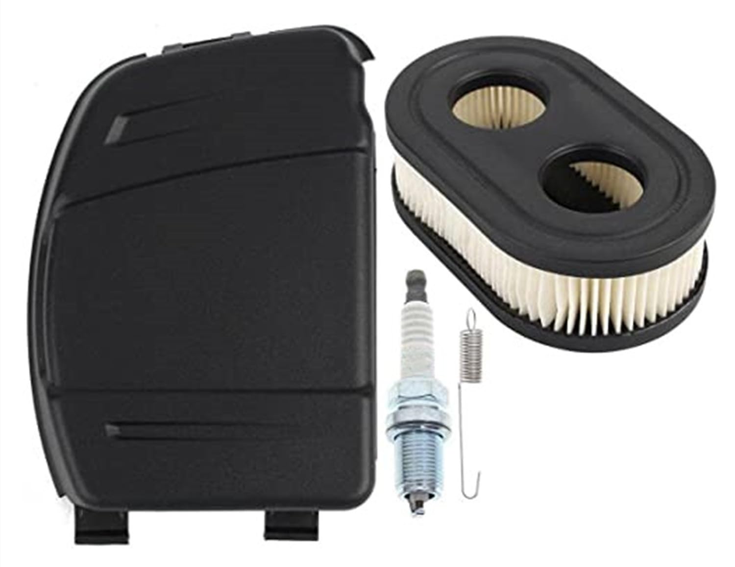Briggs & Stratton 594106 Air Filter & Cover Replacement - Compatible with Models 595661, 798452, 595658 - Lawn Mower Engine Parts for Improved Performance & Airflow - Perfect for Spring Tune-ups & Regular Maintenance