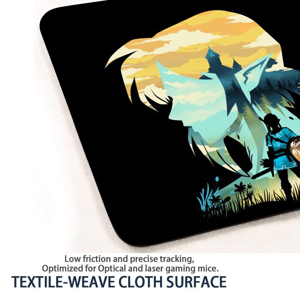 Anime Square Custom Gaming Mouse Pad - Non-Slip Rubber Base for Office, Desktop & Laptop - Perfect for PC Gaming, Work & Study (AB-04)