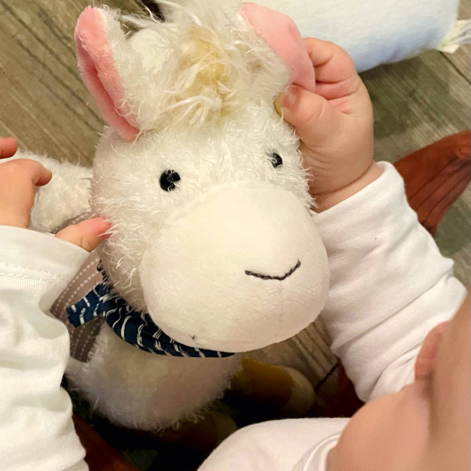 Cute Patchwork Llama Plush Stuffed Animal Toy - Soft Hugging Pillow for Kids Room Decor, Nursery Gift & Cuddling Companion