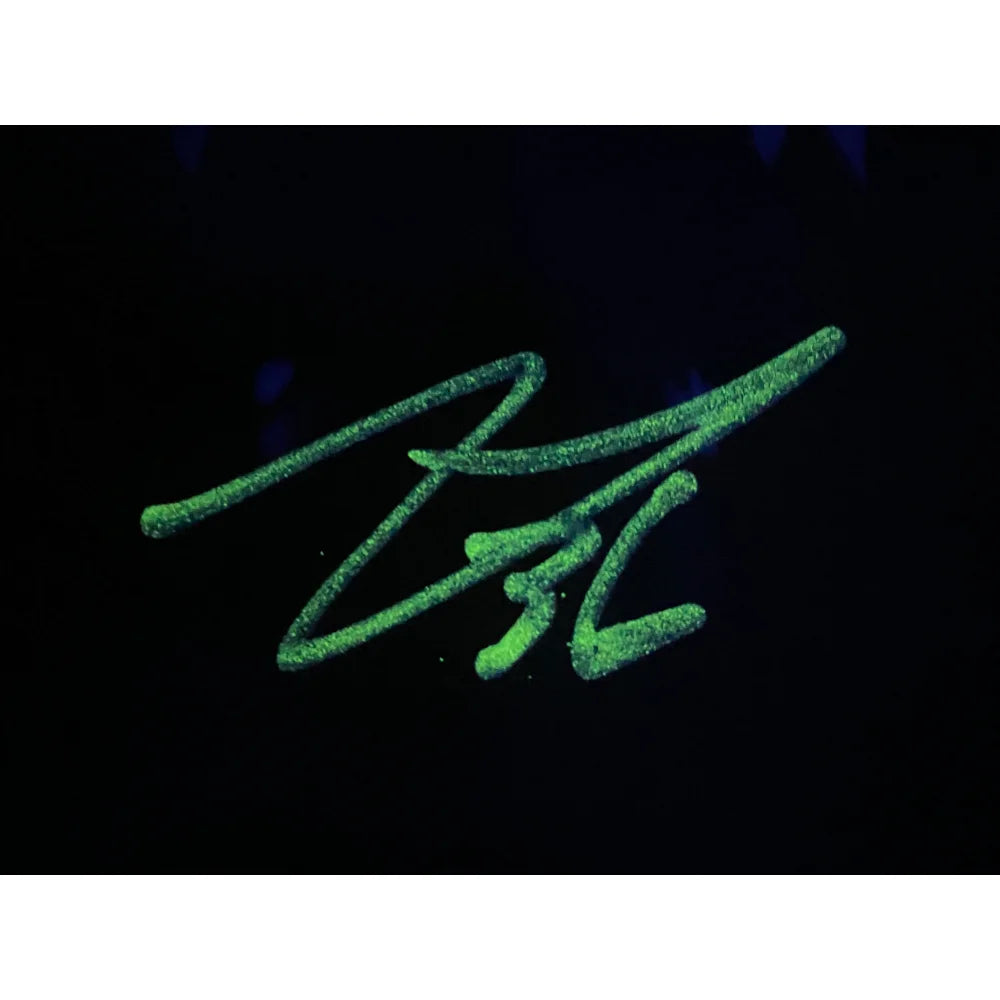 Logan Thompson Vegas Golden Knights Glow in the Dark Signed 11x14 Photo with IGM COA Autograph - Perfect for Hockey Fans, Sports Memorabilia Collectors, and Man Cave Decor
