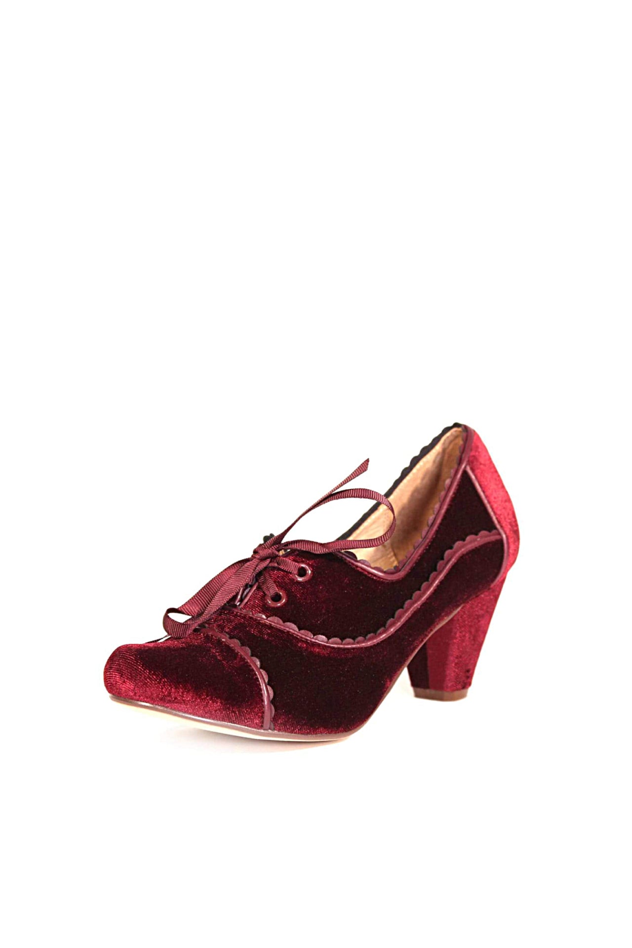 Madison Velvet Retro Heels for Women - Vintage Style High Heel Pumps - Perfect for Parties, Weddings & Special Occasions