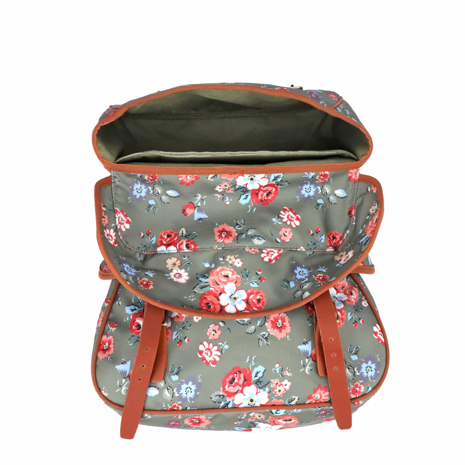 TOURBON Waterproof Bike Pannier Bag - Durable Canvas Bicycle Rear Seat Carrier, Double Side Cycling Pack for Commuting, Touring & Outdoor Adventures