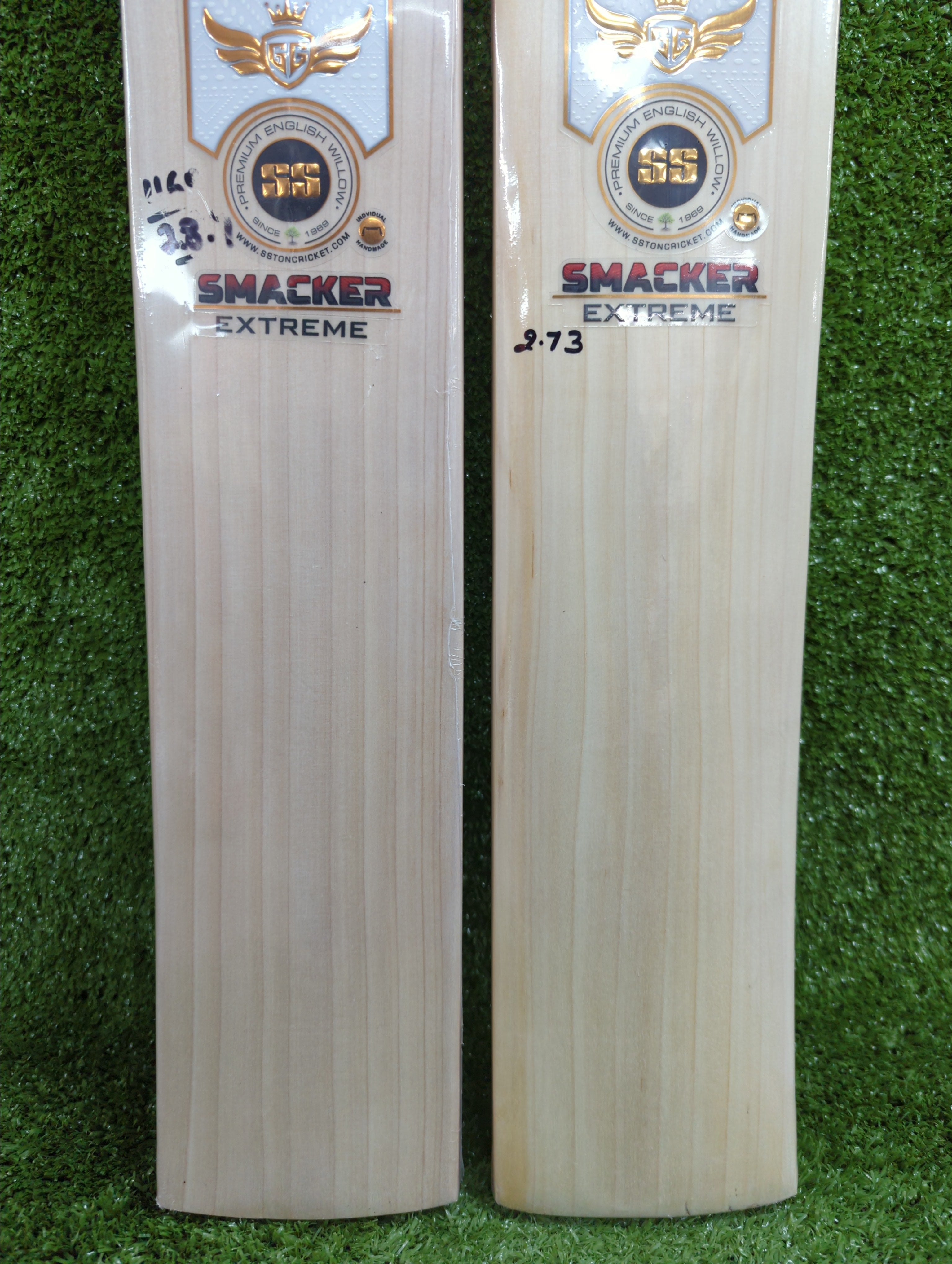Premium SS GG Smacker Extreme English Willow Cricket Bat - High Performance for Professional & Amateur Players - Perfect for Matches, Training & Backyard Games