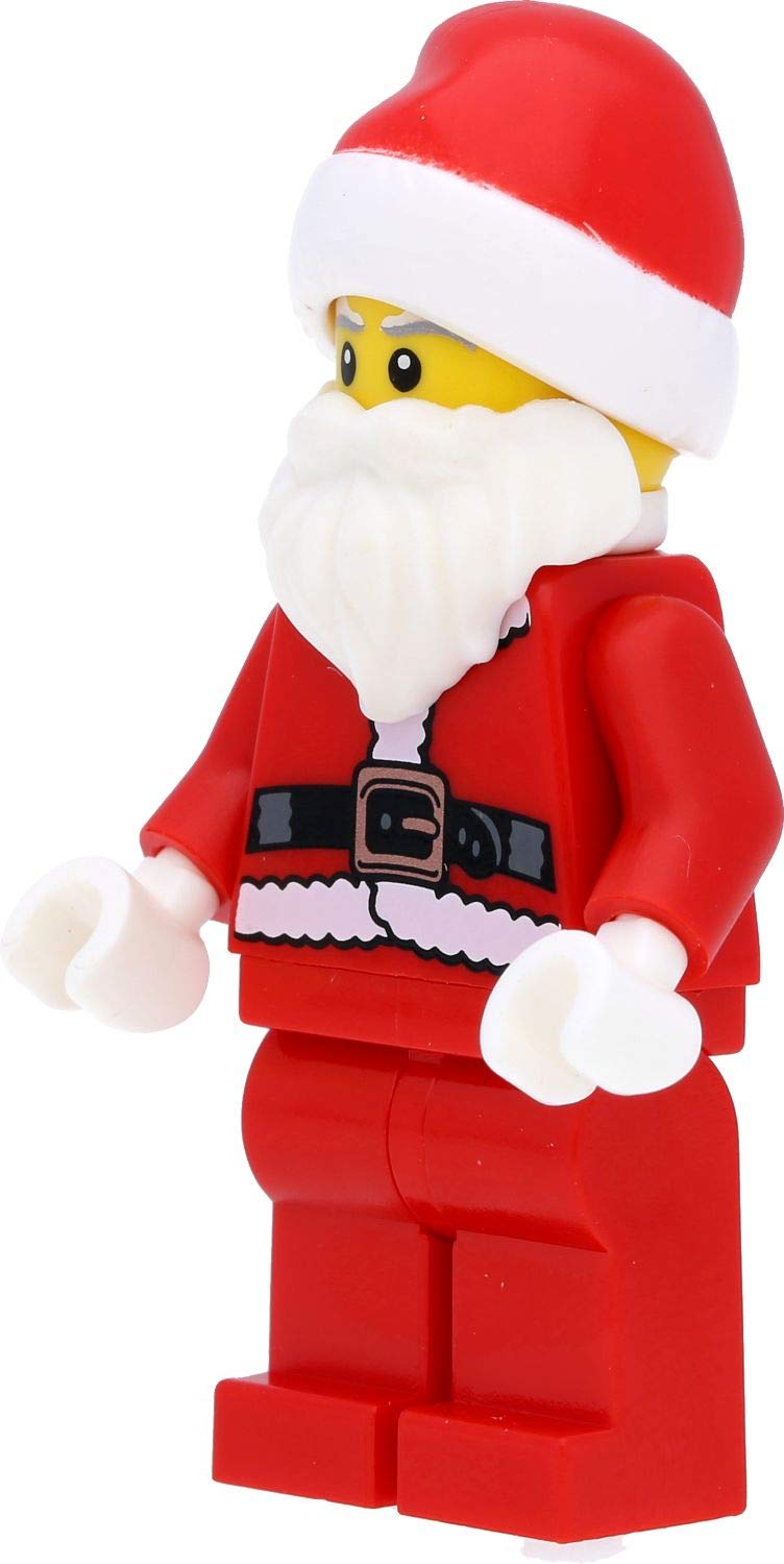 LEGO Minifigure: Santa Claus / St. Nicholas / Papá Noel (Series 8) with Accessories - Perfect for Christmas Decorations, Gift Giving & LEGO Holiday Displays
