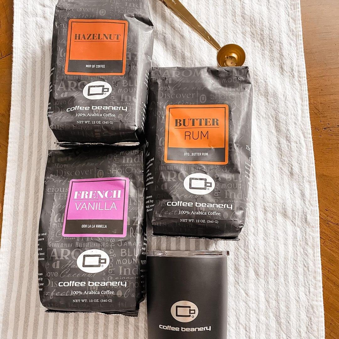 Premium Vanilla Bean Flavored Arabica Coffee - Medium Roast, 3LB Bag, Coarse Ground for French Press - Perfect for Breakfast, Office or Gift Giving