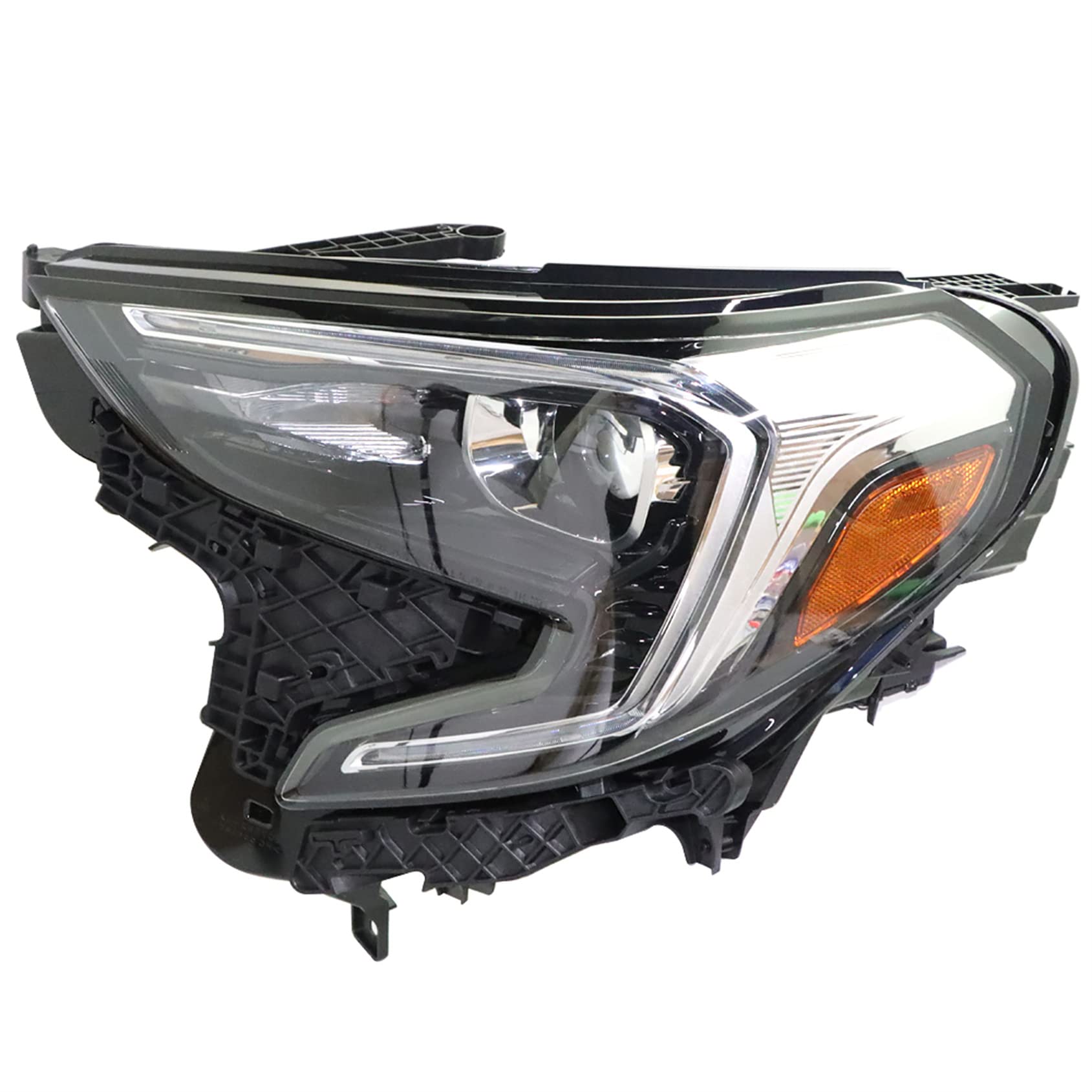 GM2502475 Left Side Halogen Headlight Assembly Replacement for 2018-2021 GMC Terrain - Driver Side (LH) Headlamp - Perfect for Night Driving & Foggy Conditions