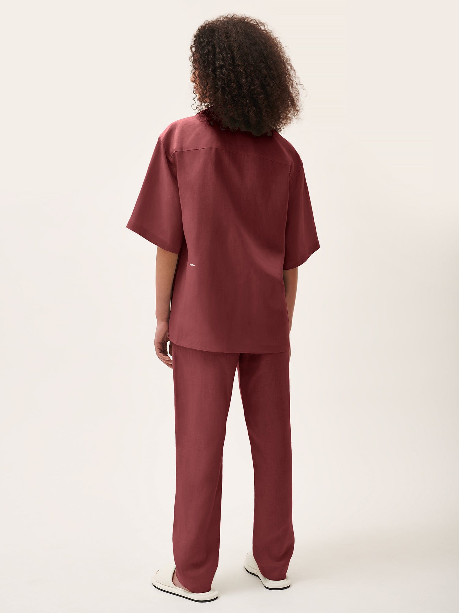 Women's DNA Linen Pants - Garnet Red | Comfortable & Breathable Summer Trousers for Casual Wear, Travel & Office