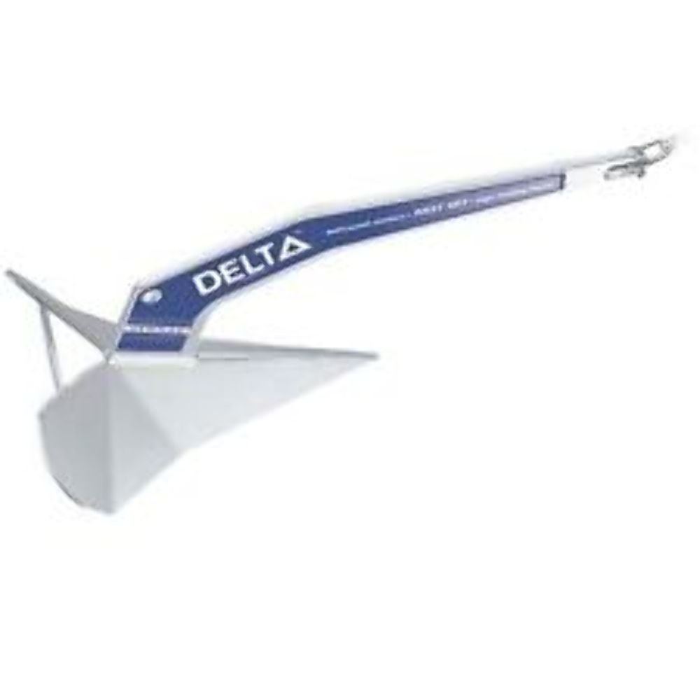 Lewmar DELTA FAST-SET Anchor 14 lbs - Galvanized Steel Boat Anchor for Secure Mooring - Perfect for Sailboats, Yachts, and Fishing Boats in Shallow to Medium Depths