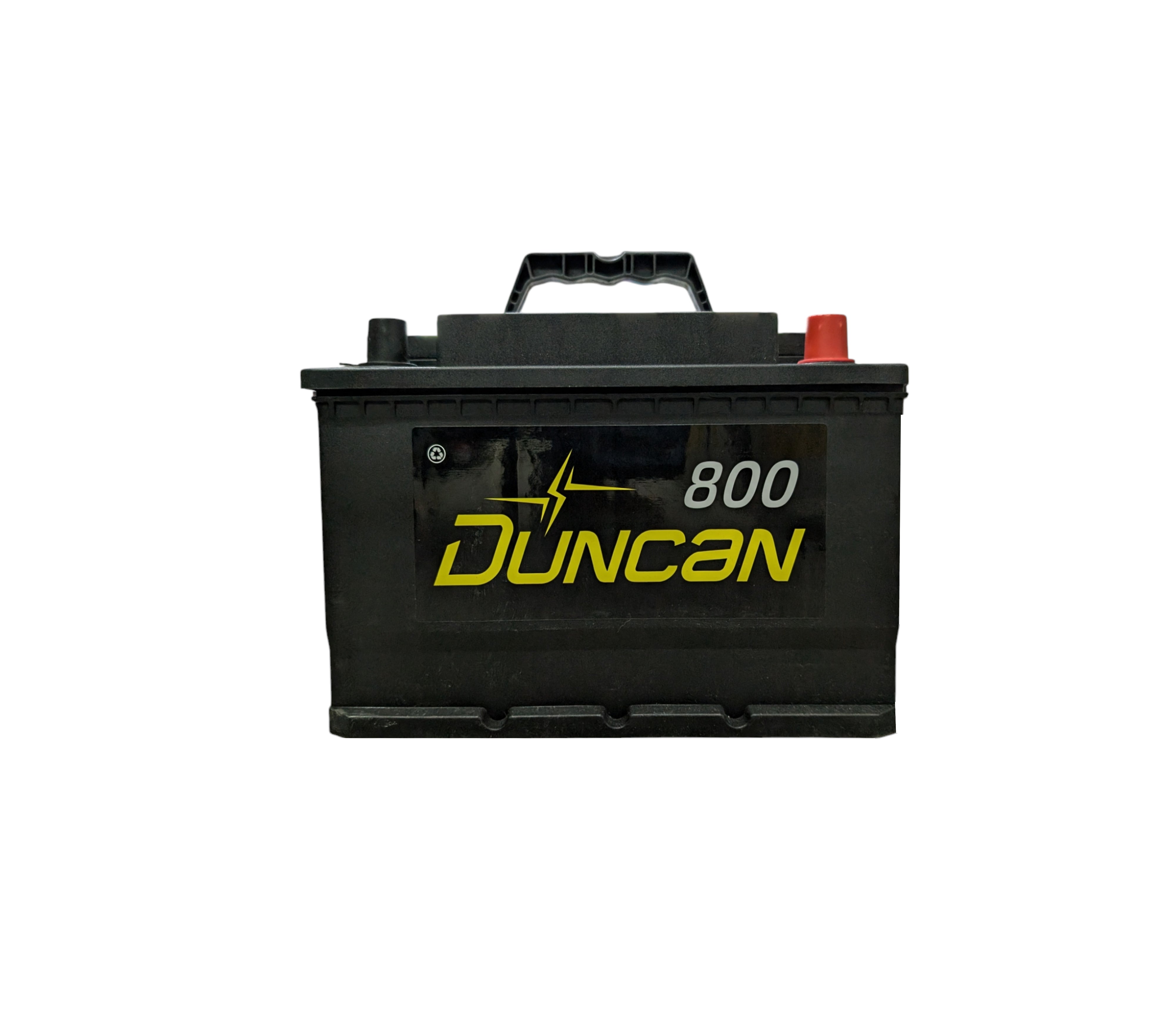 D43MR 800 Duncan Car Battery - High Performance Automotive Battery for Trucks, SUVs & Vehicles | Reliable Power for Cold Weather & Long Road Trips