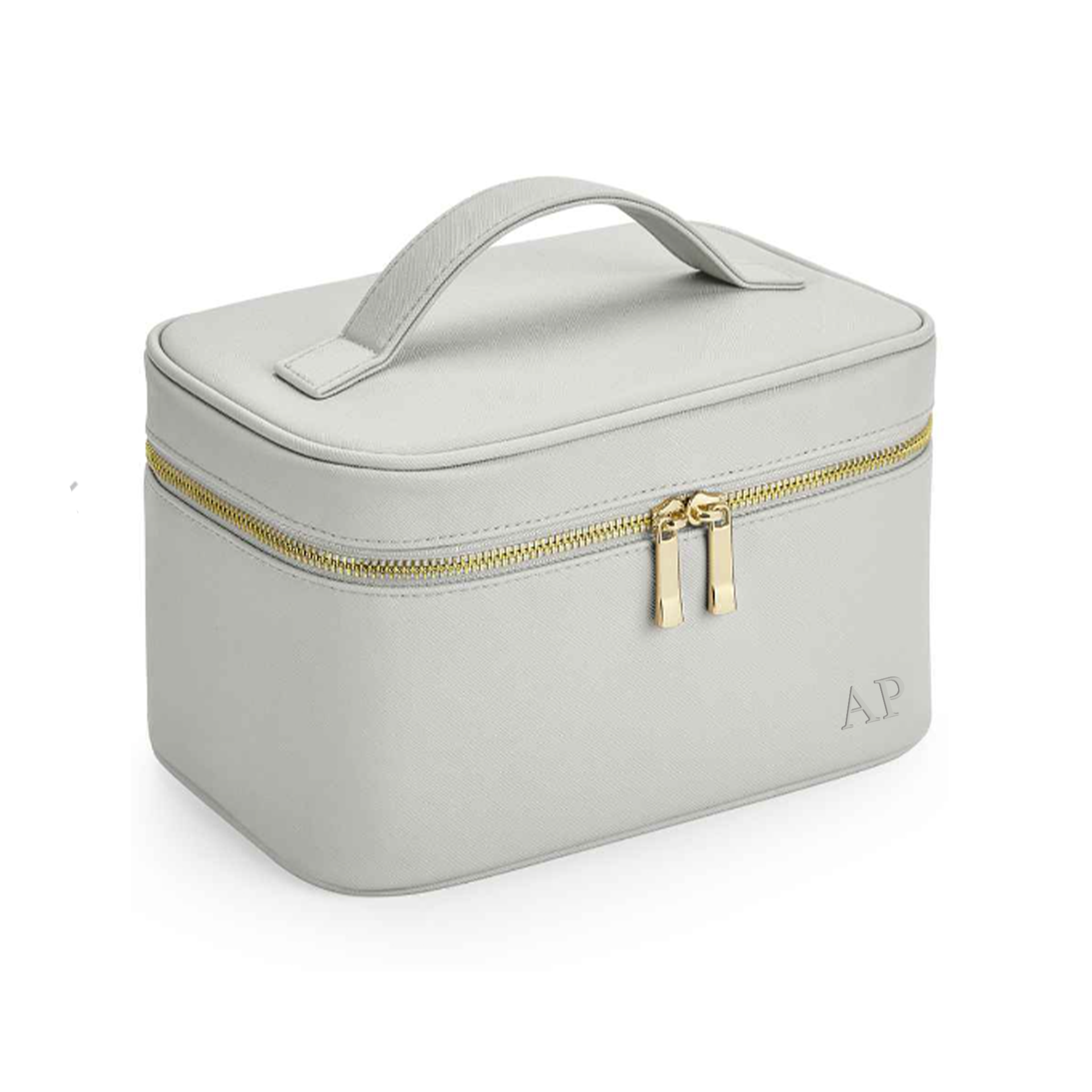 Personalized Carnaby Embossed Monogram Vanity Case - Luxury Travel Cosmetic Organizer for Makeup Brushes & Jewelry | Perfect for Bridal Shower Gifts & Vacation Essentials