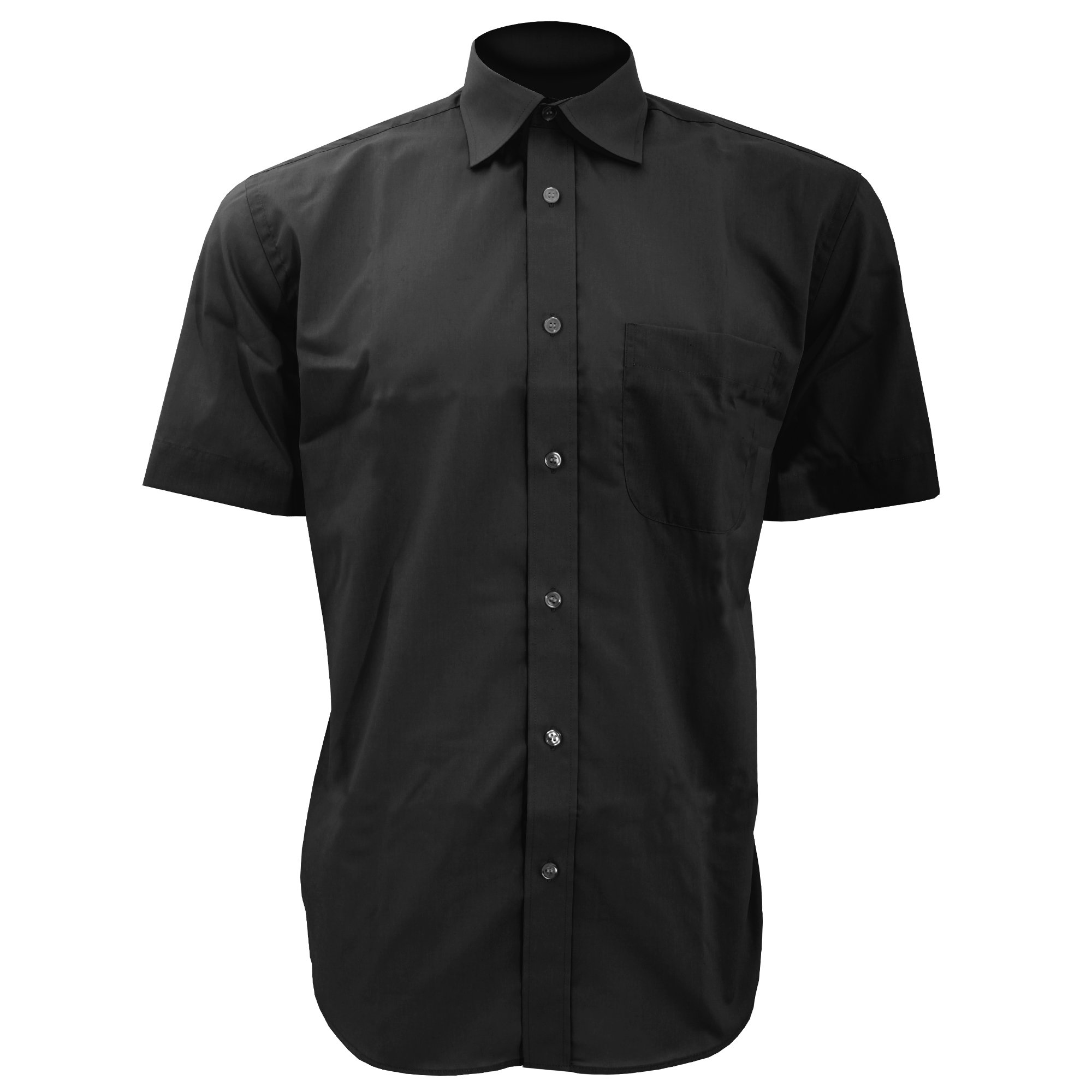 Men's Short Sleeve Business Casual Shirt - Slim Fit Button Down Dress Shirt for Office Work, Interviews & Professional Events - Wrinkle Resistant & Breathable Fabric